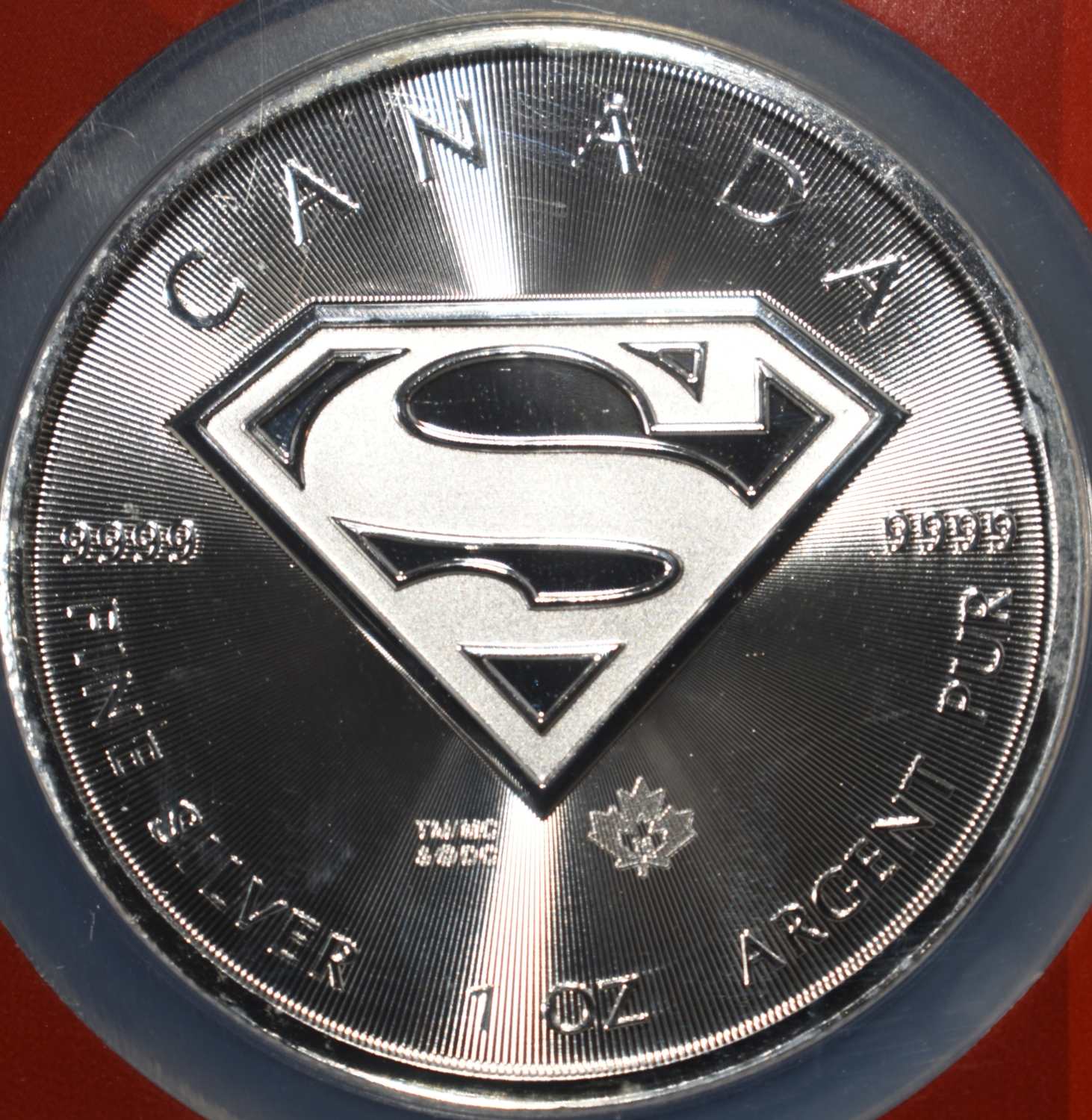 2016 1 OZ SILVER CANADA SUPERMAN NGC MS-69