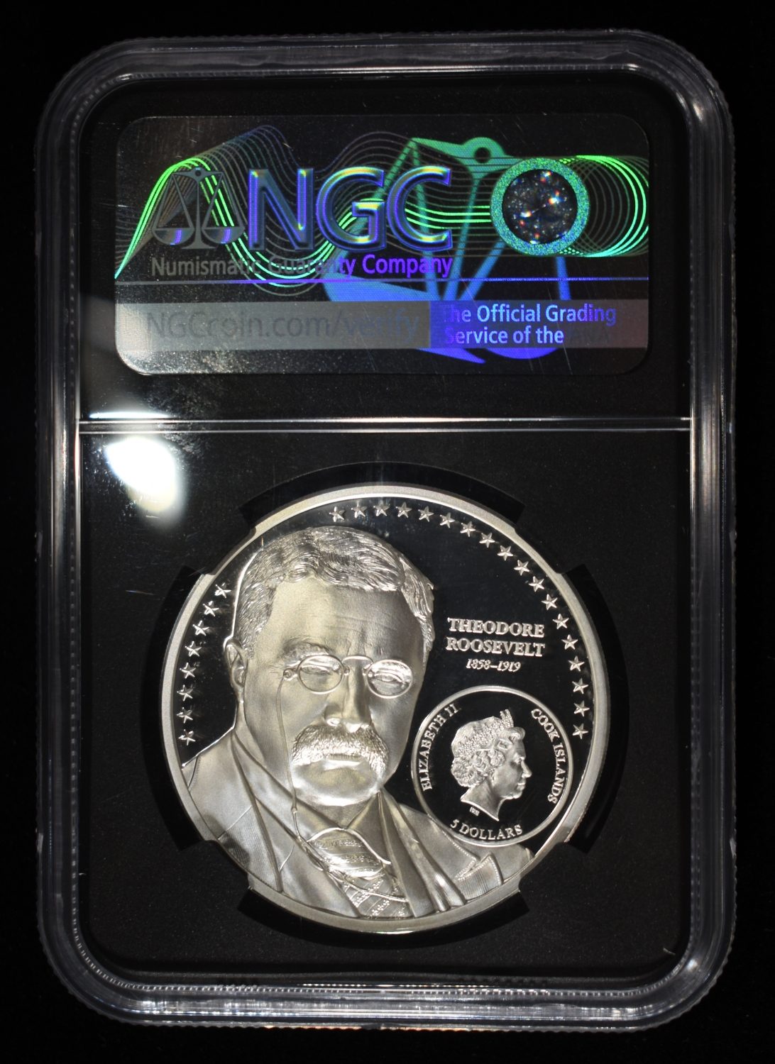 2022 COOK ISLANDS ROOSEVELT NGC PF70 ULTRA CAMEO