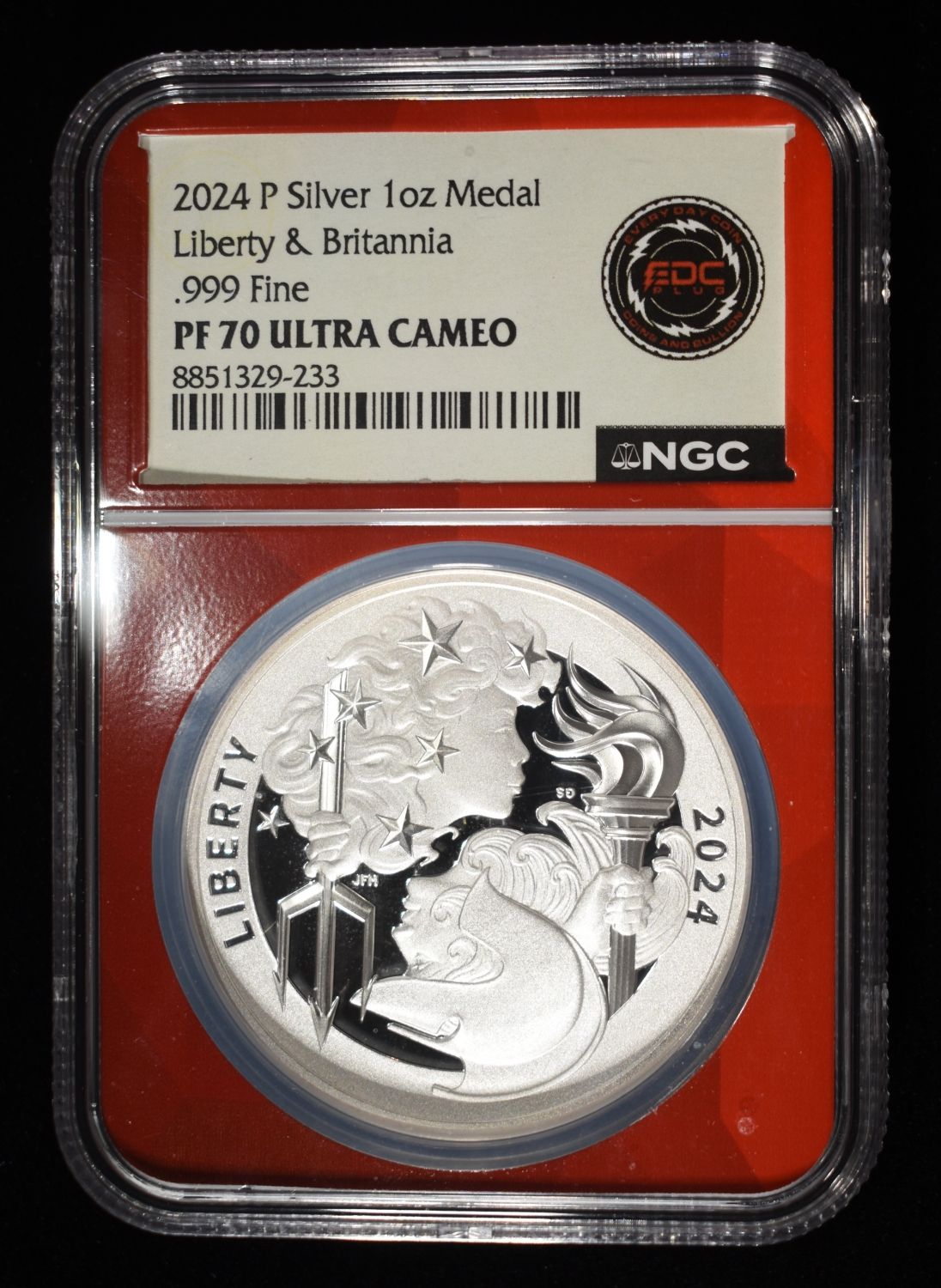 2024-P SILVER LIBERTY & BRITANNIA NGC PF-70 UCAM