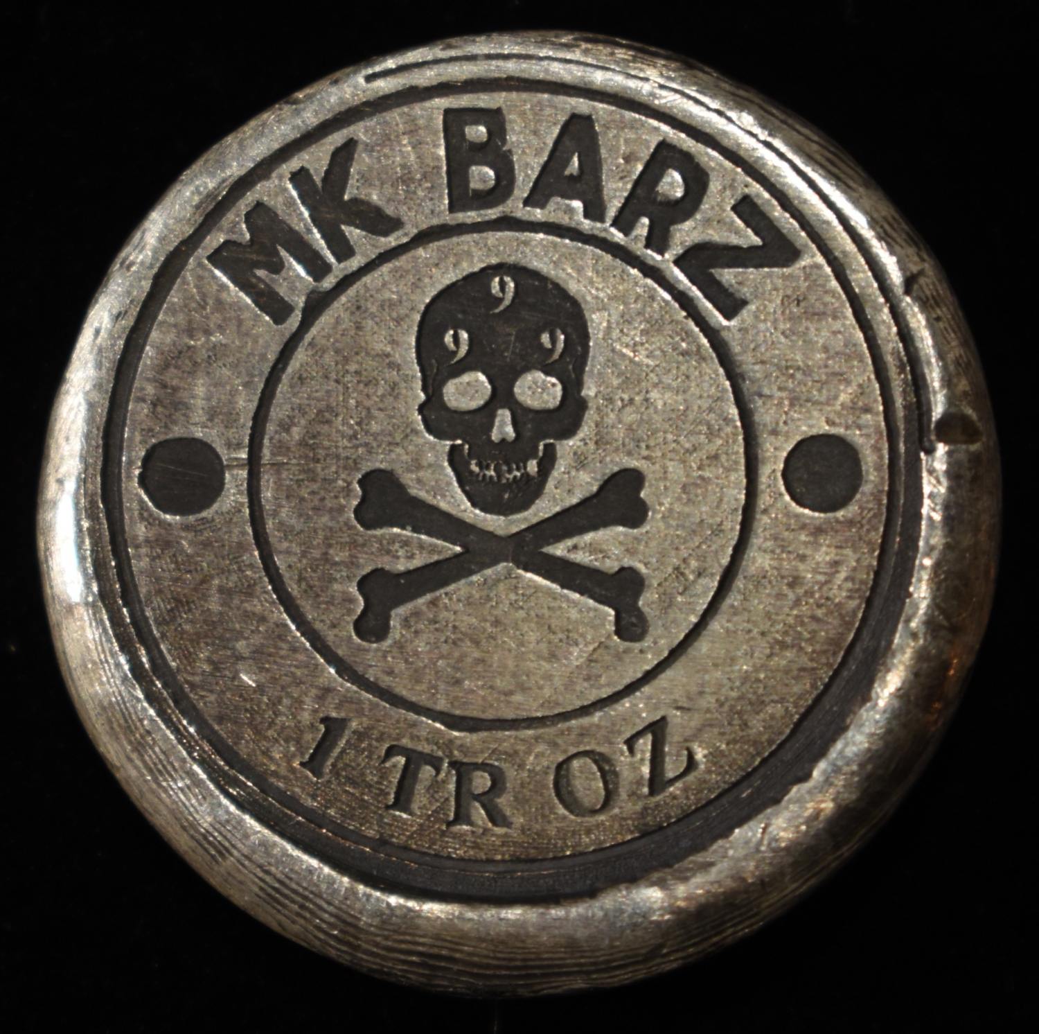 MK BARZ 1 OZ .999 SILVER ROUND
