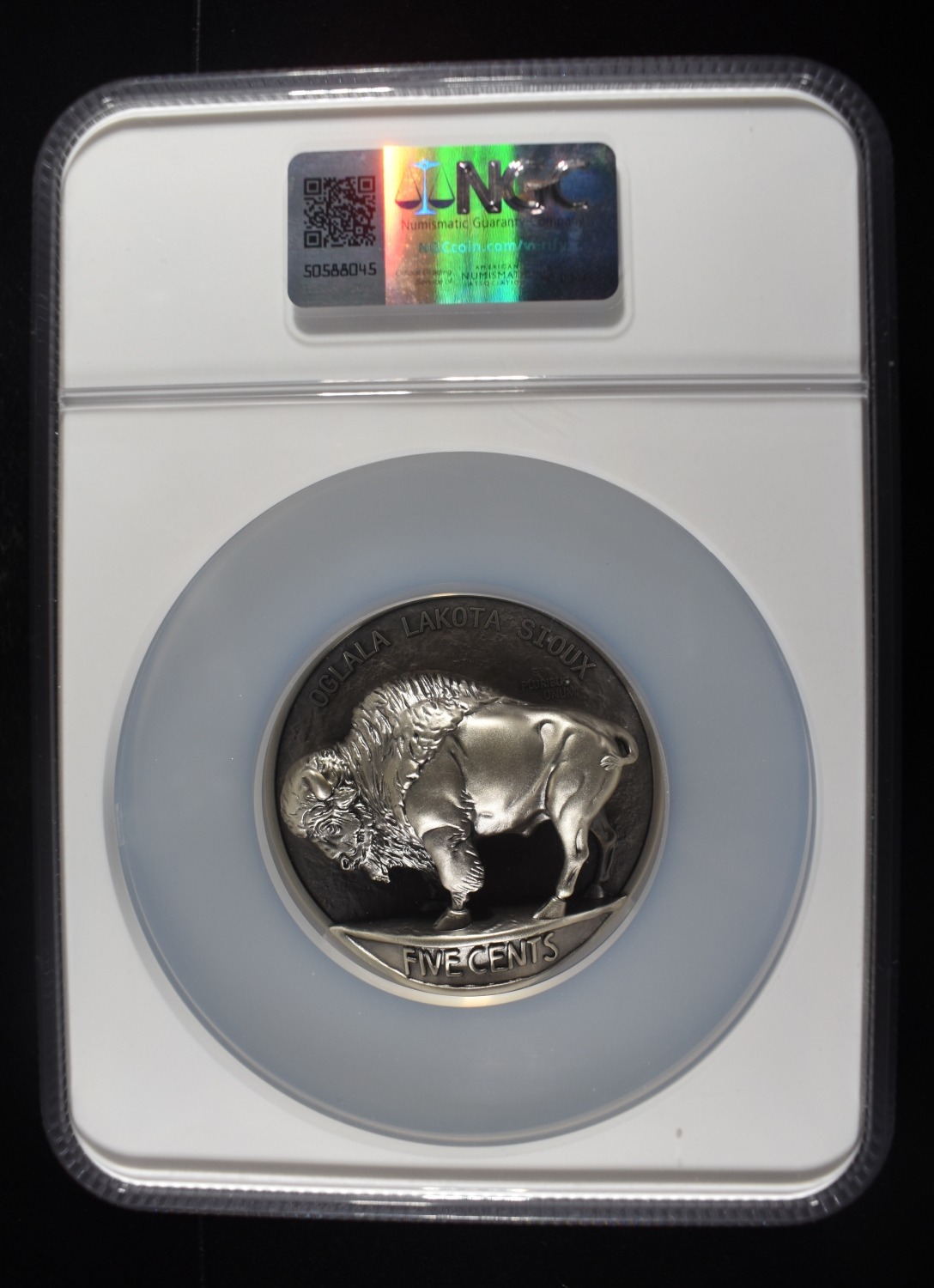 2026 5 OZ SILVER BUFFALO BEYOND RELIEF NGC MS70