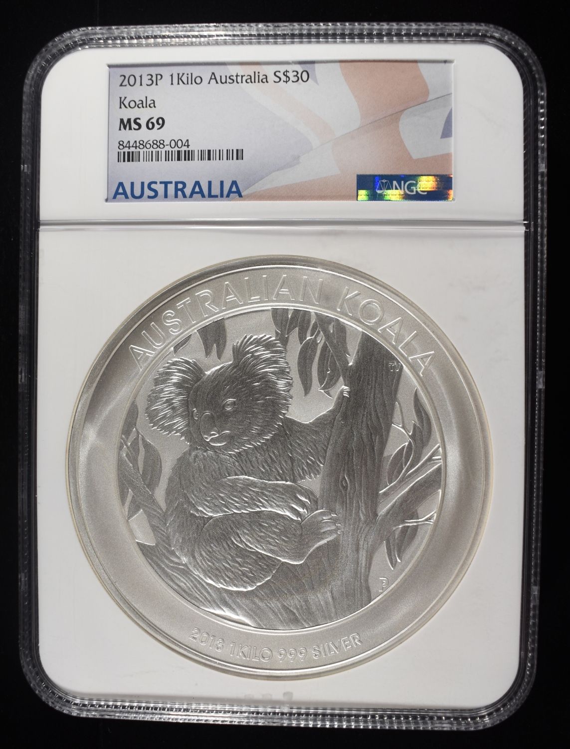 2013-P AUSTRALIA KOALA 1 KILO SILVER NGC MS-69