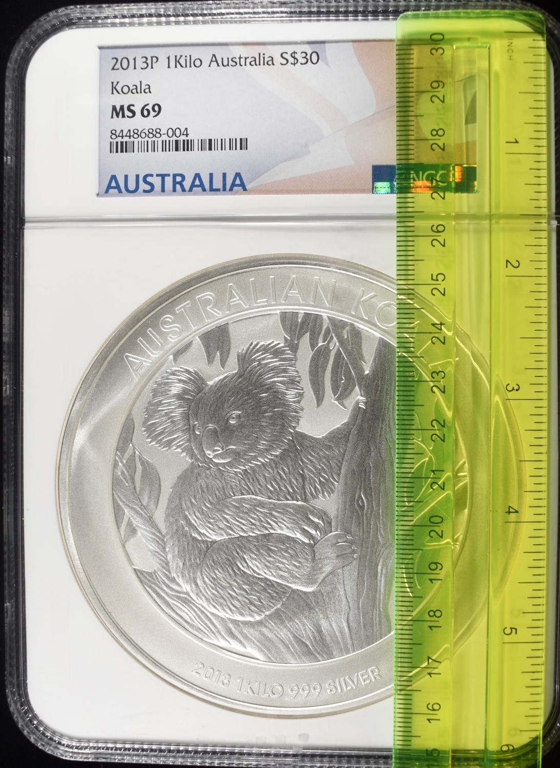 2013-P AUSTRALIA KOALA 1 KILO SILVER NGC MS-69