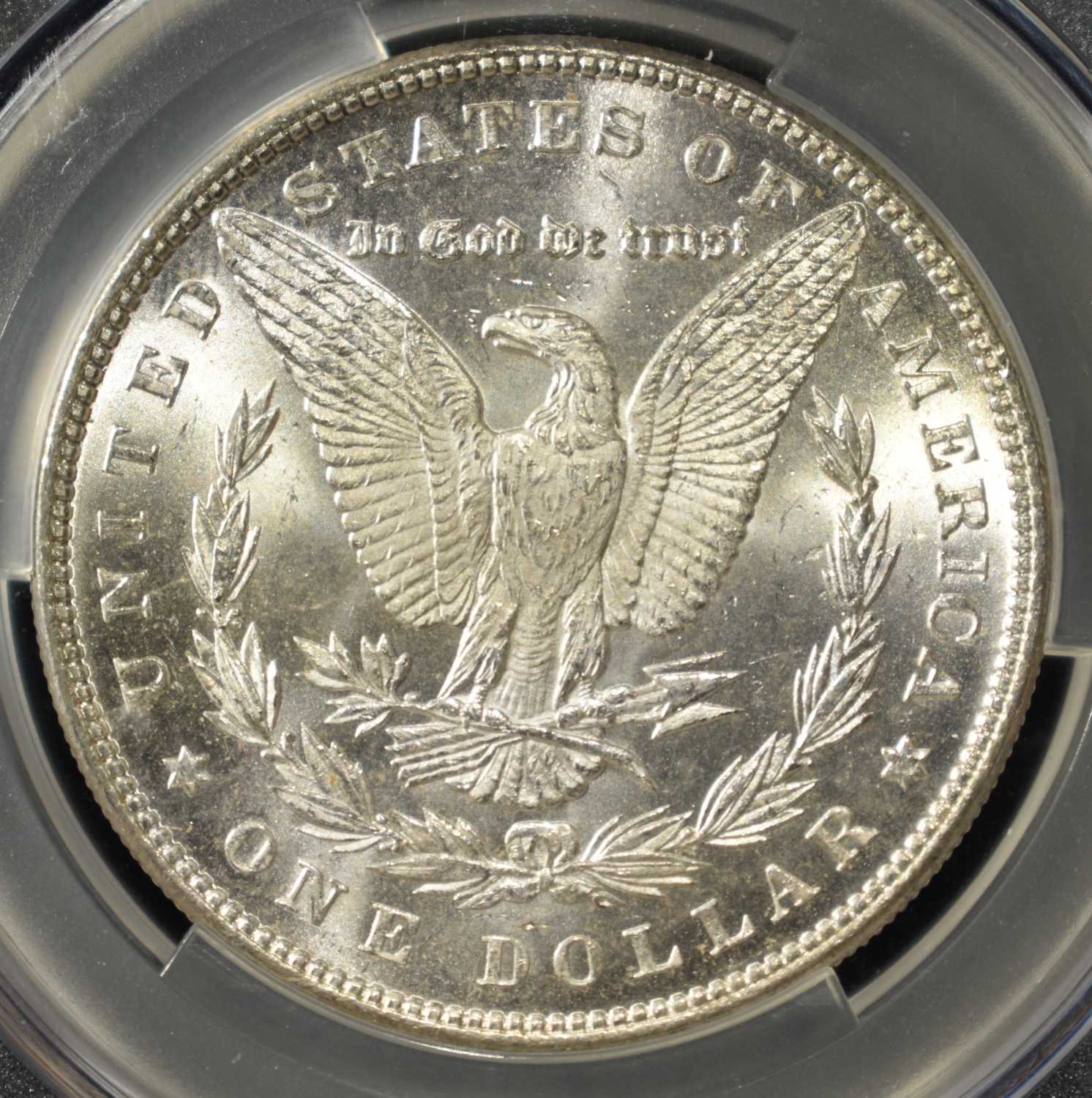 1886 MORGAN DOLLAR CAC MS64