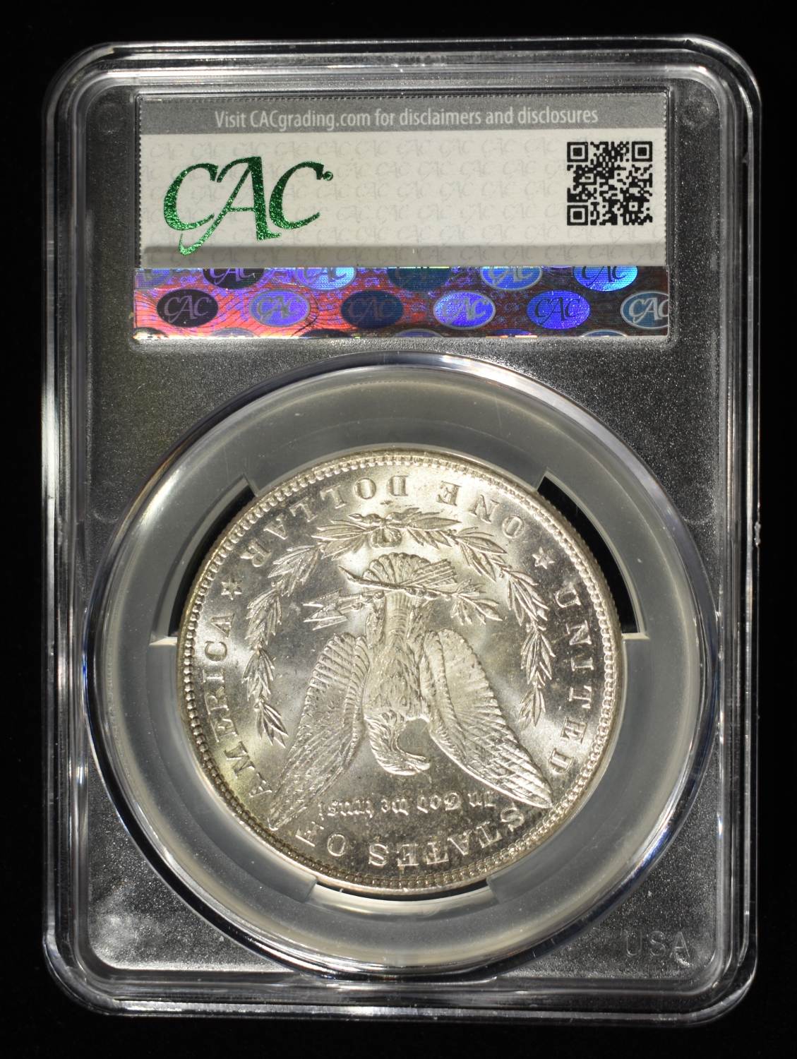 1886 MORGAN DOLLAR CAC MS64