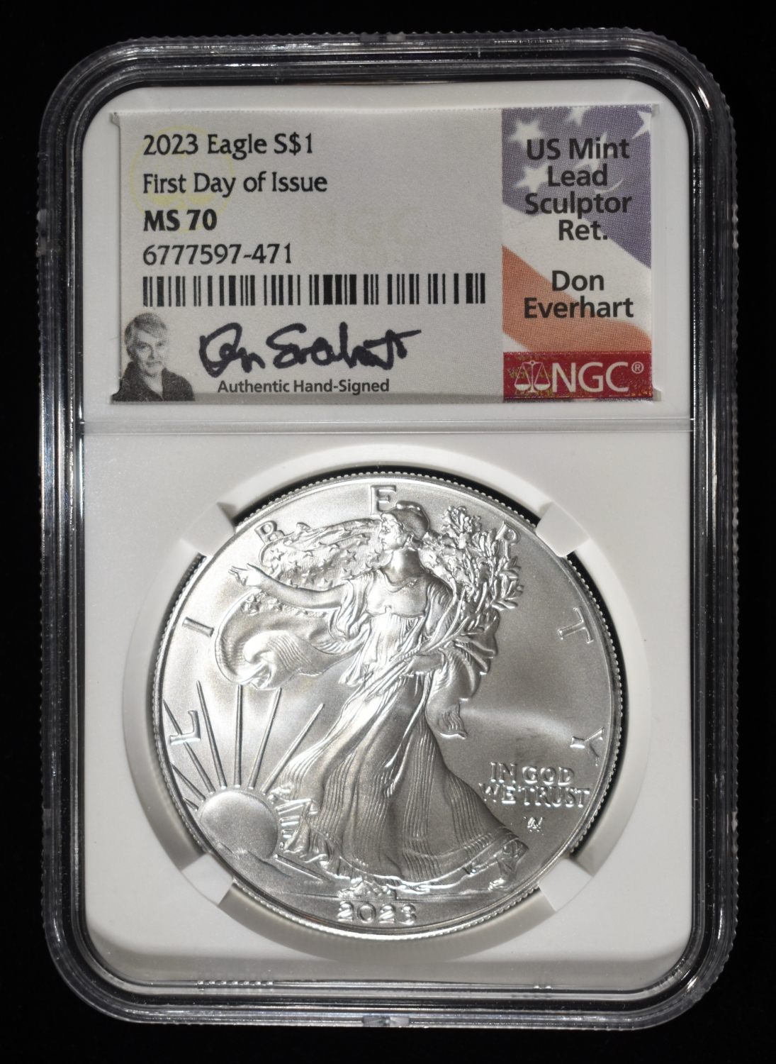 2023 AMERICAN SILVER EAGLE NGC MS70