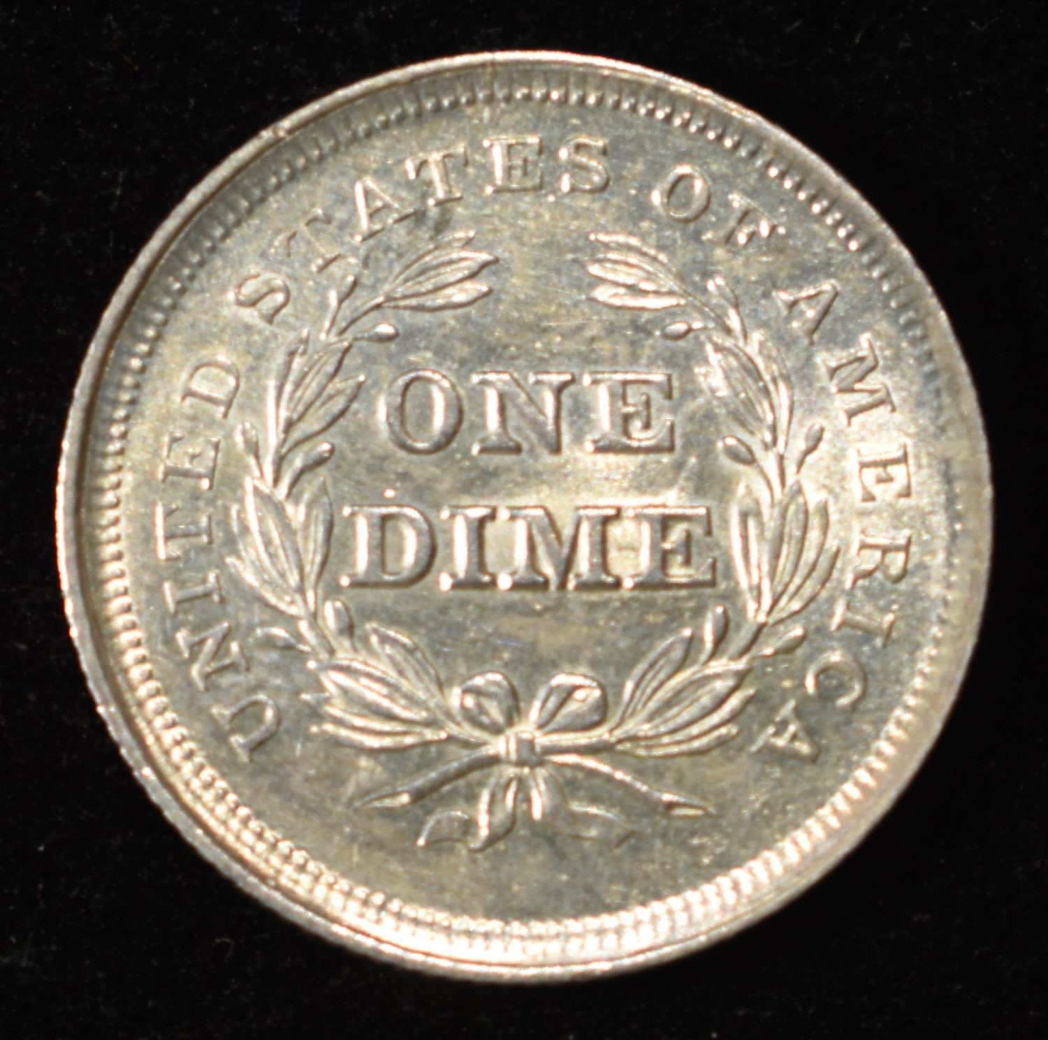 1839 SEATED LIBERTY DIME CH/GEM BU