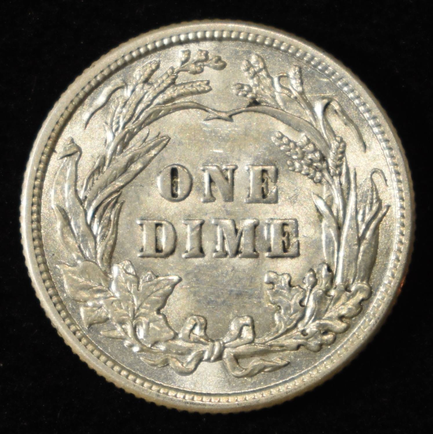 1912 BARBER DIME AU/BU