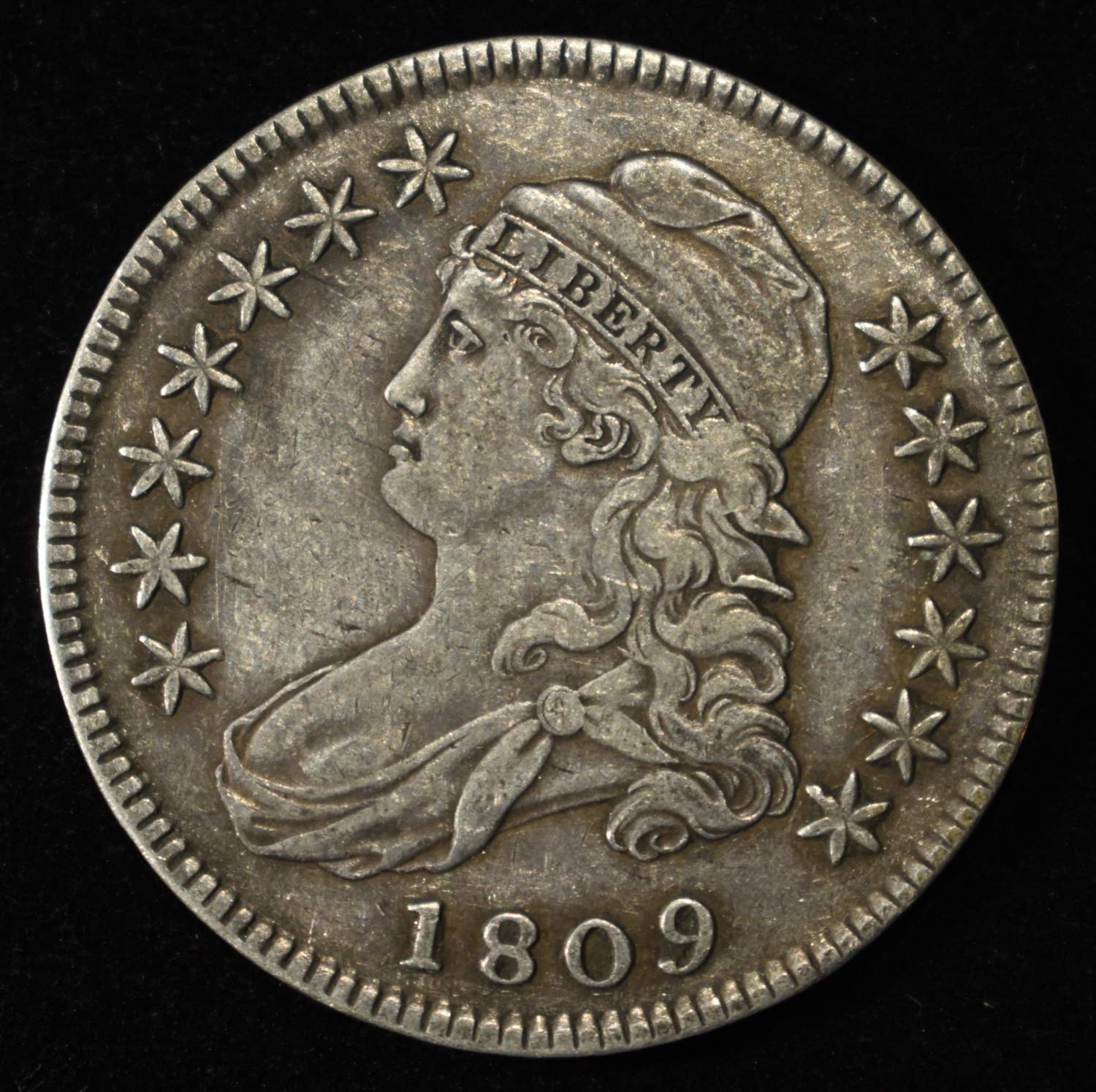 1809 BUST HALF DOLLAR XF/AU