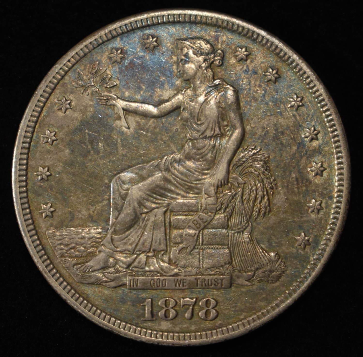 1878-S TRADE DOLLAR AU