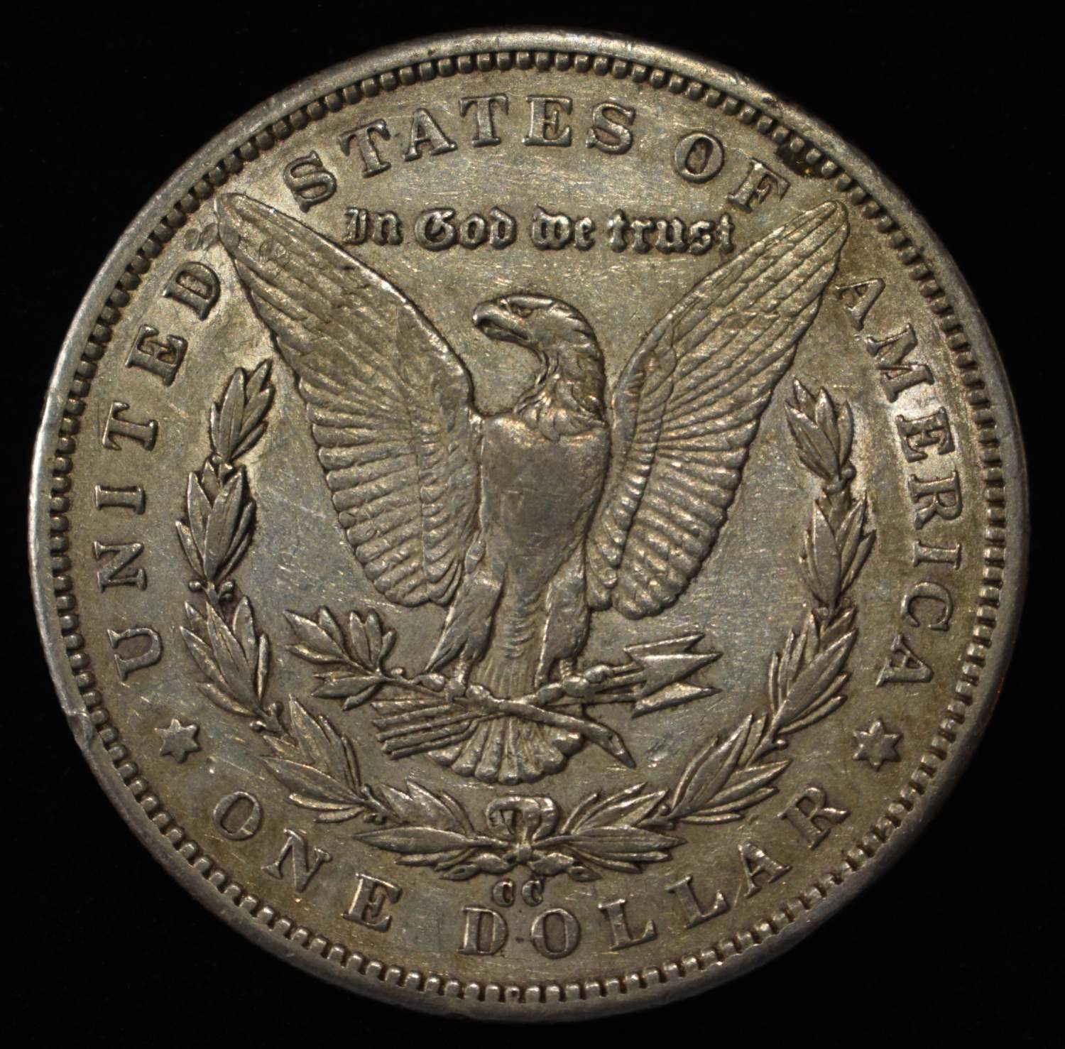 1892-CC MORGAN DOLLAR XF/AU