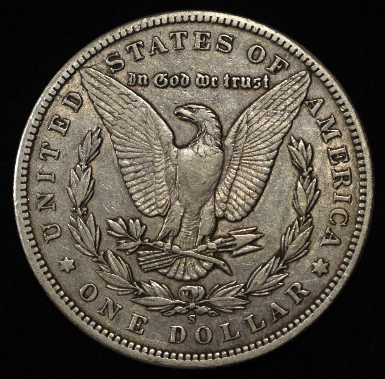 1896-S MORGAN DOLLAR XF