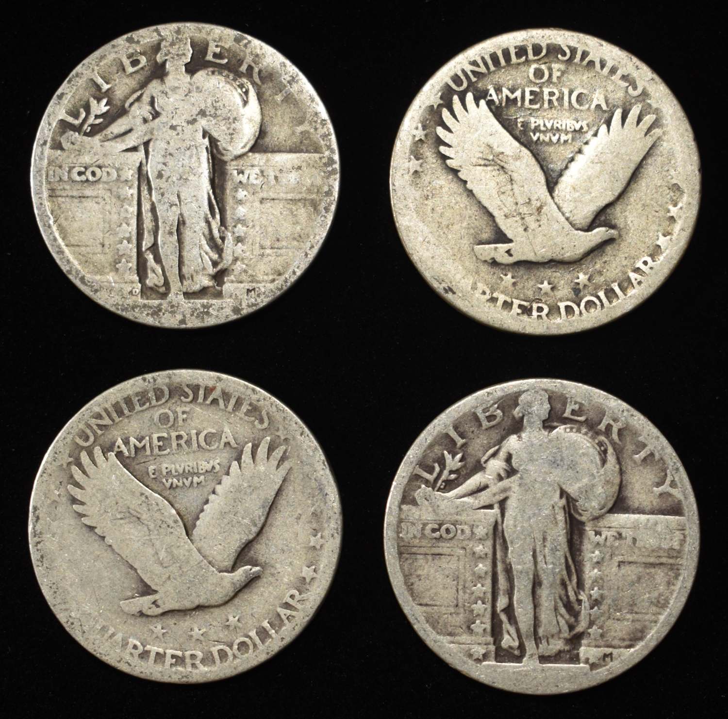 (20) STANDING LIBERTY QUARTERS