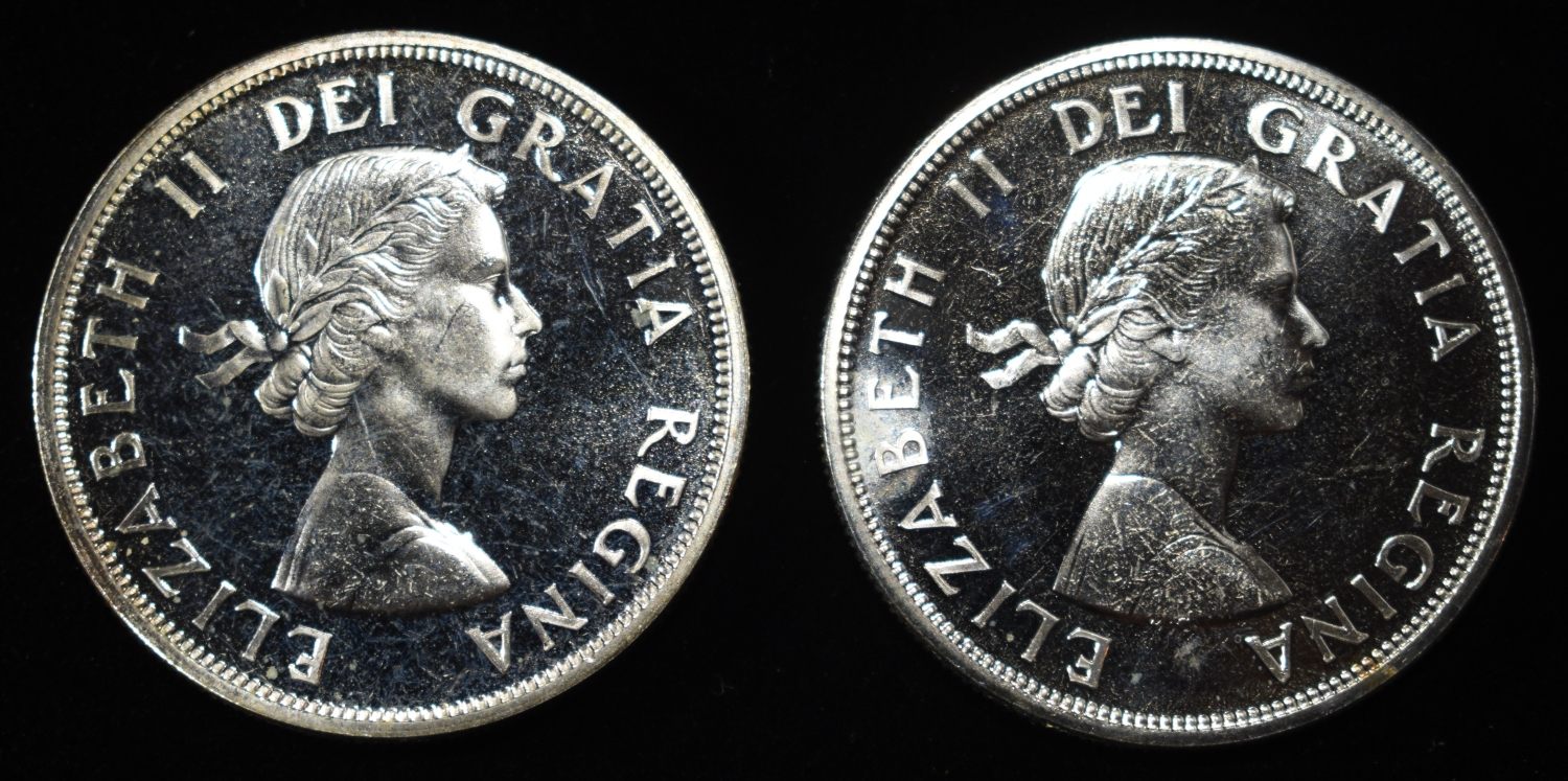 (2) 80% SILVER CANADIAN DOLLARS