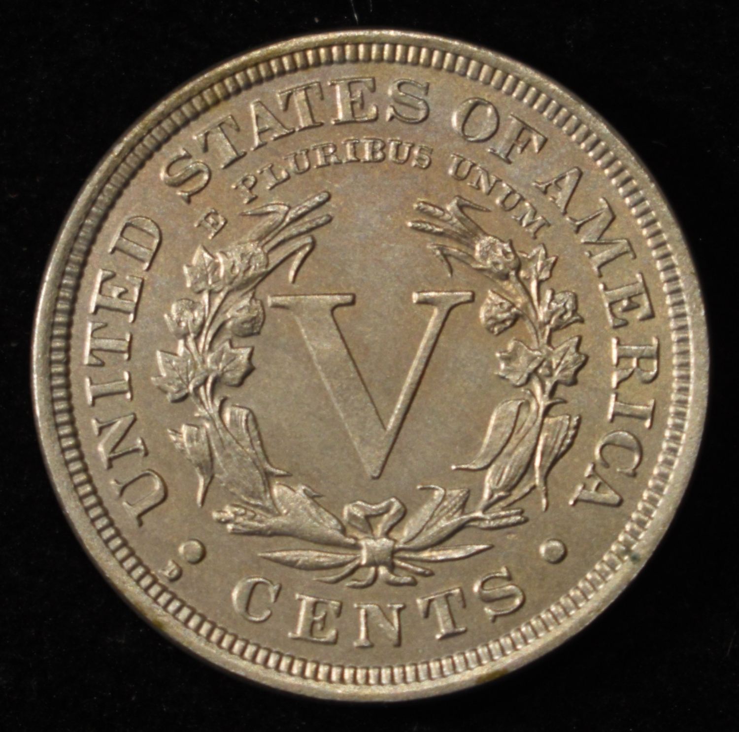 1912-D 'V' NICKEL CH BU SHARP
