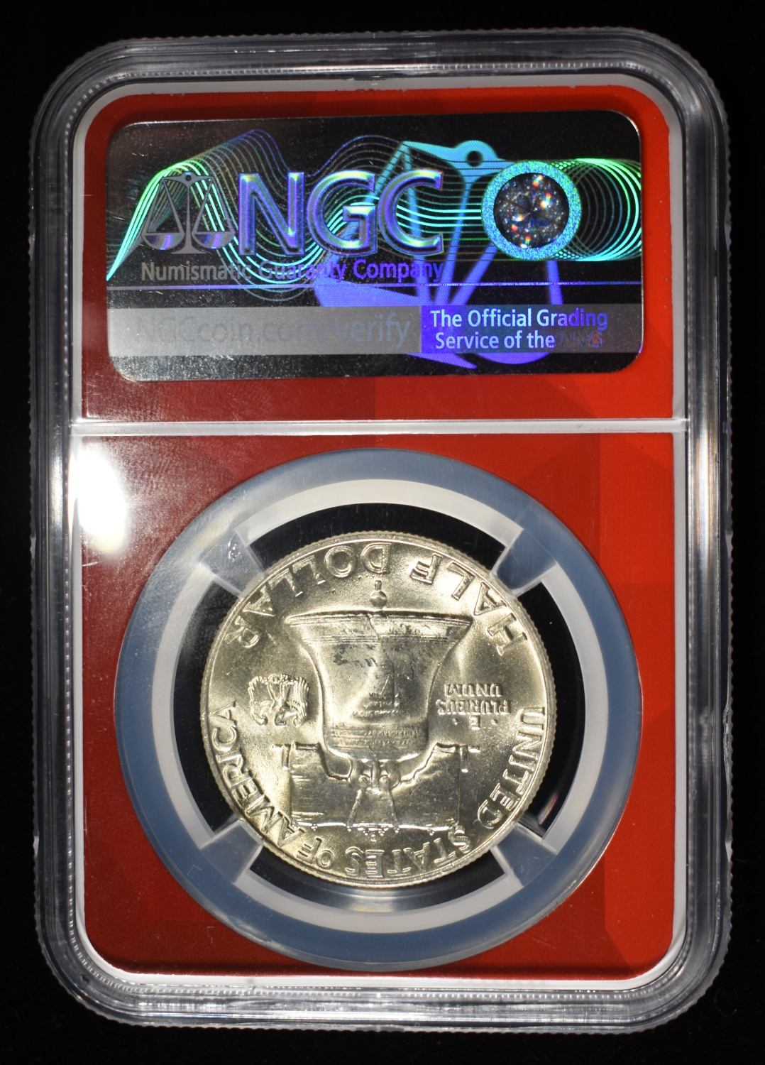 1953-D FRANKLIN HALF DOLLAR NGC MS64