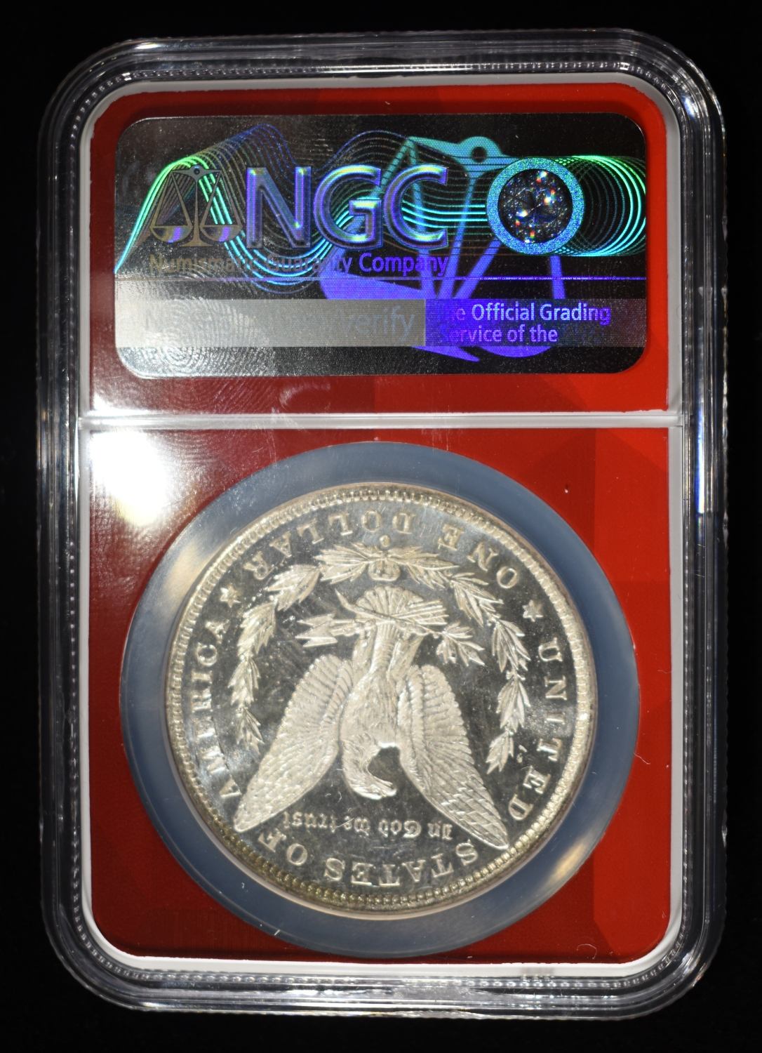 1884-O MORGAN DOLLAR NGC MS-63 DPL
