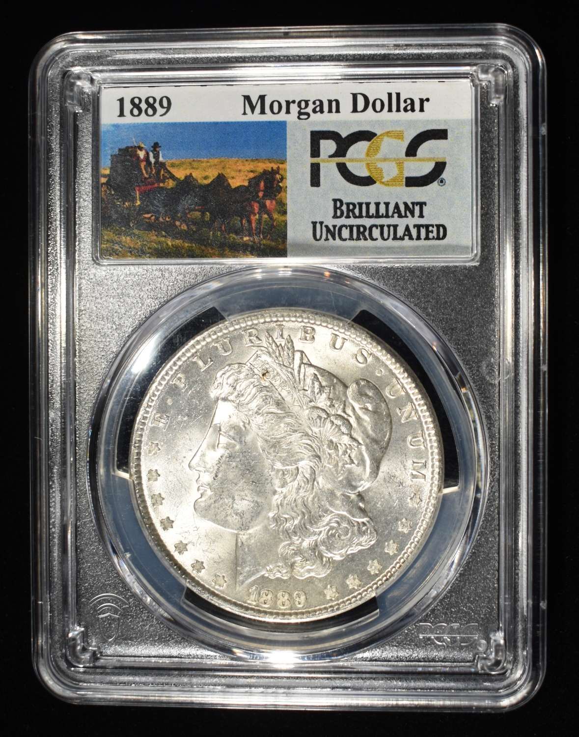 1889 MORGAN DOLLAR PCGS BU