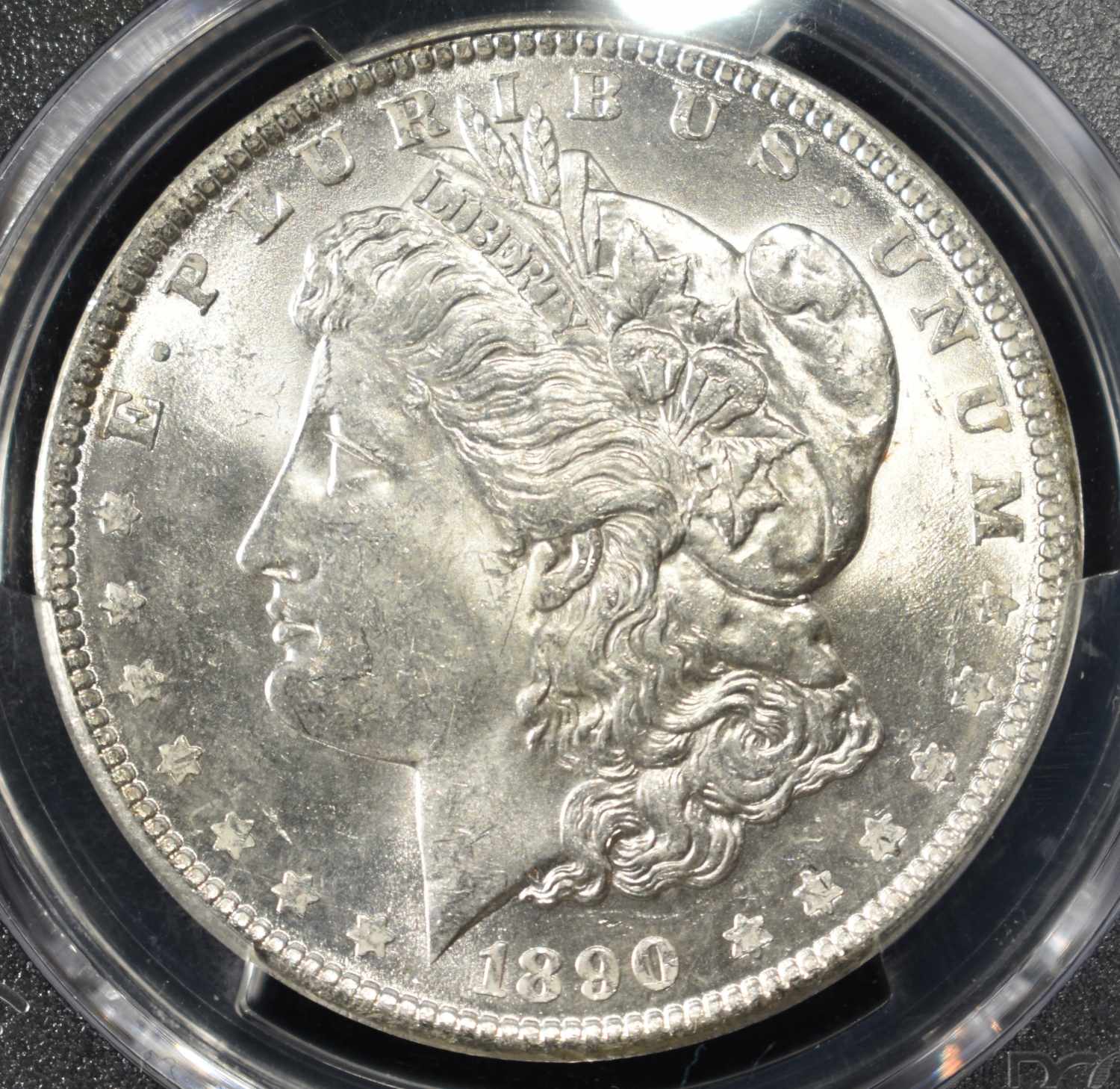 1890 MORGAN DOLLAR PCGS BU