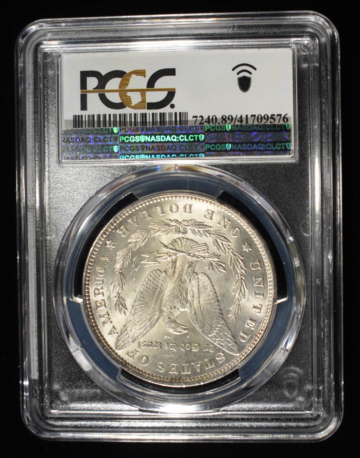 1896 MORGAN DOLLAR PCGS BU