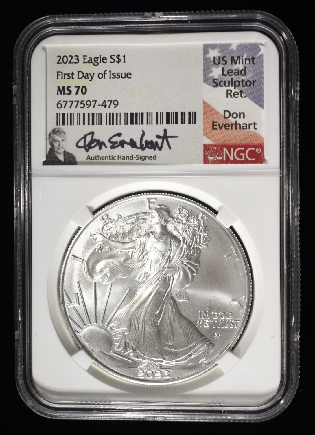 2023 AMERICAN SILVER EAGLE NGC MS70