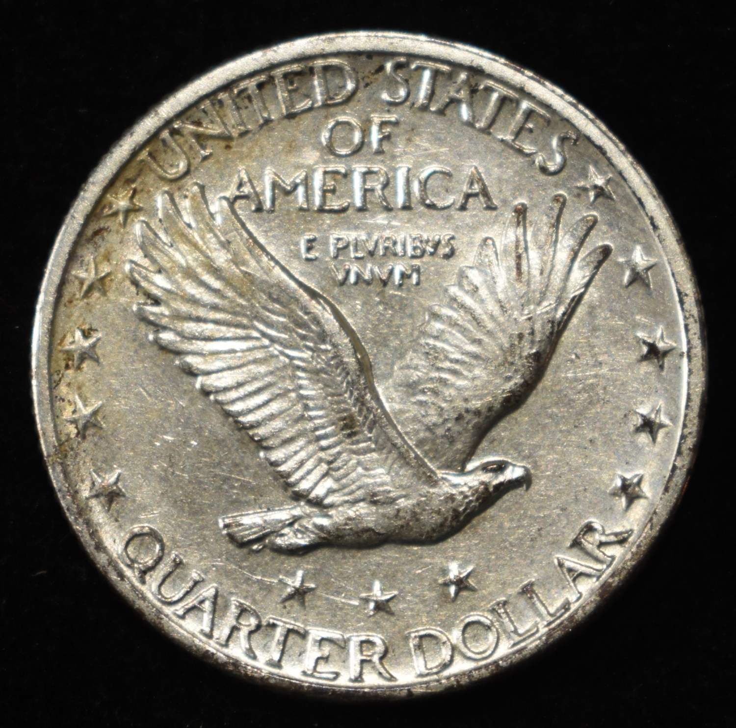 1920-S STANDING LIBERTY QUARTER AU/BU