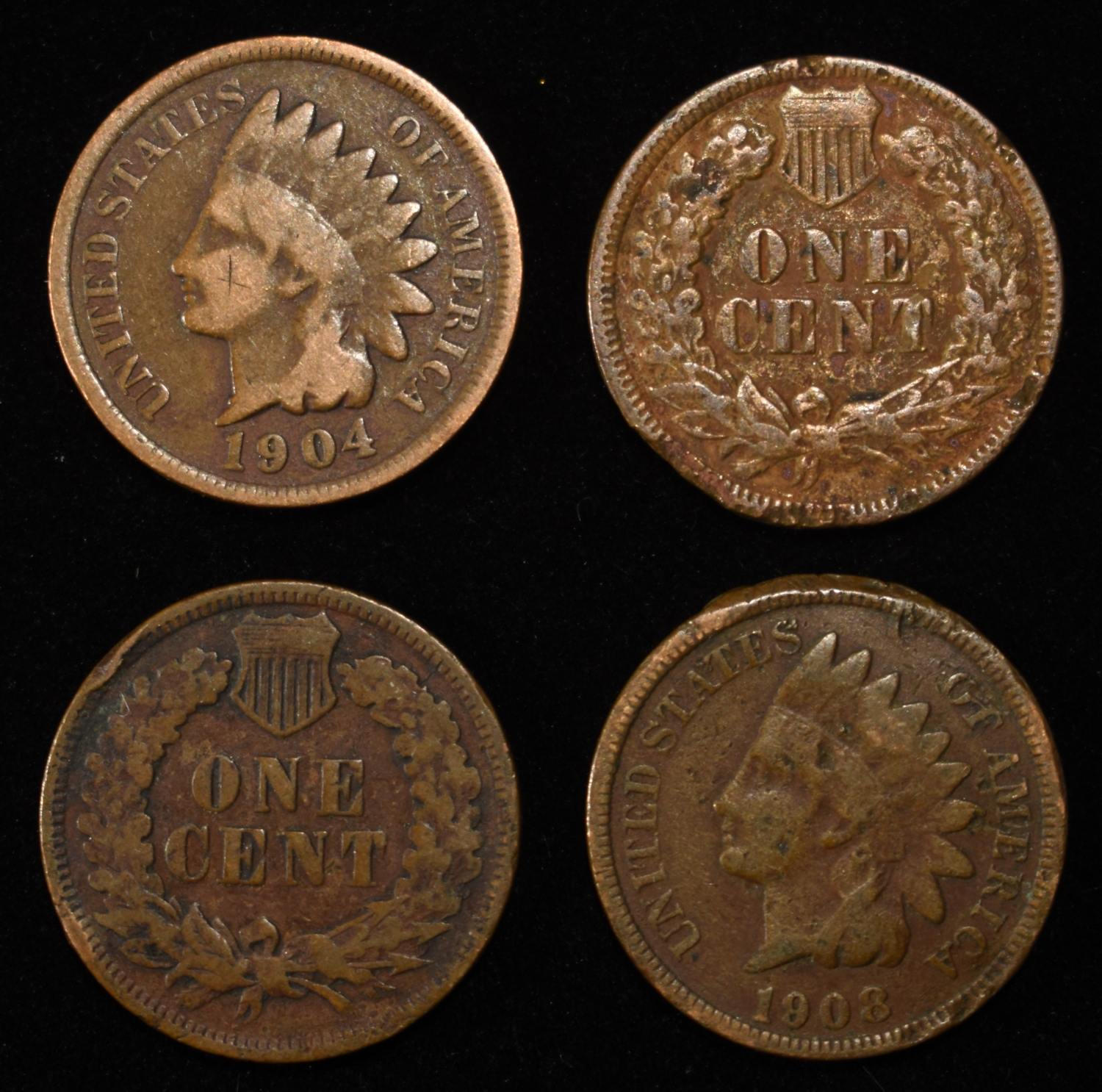 (50) INDIAN CENTS