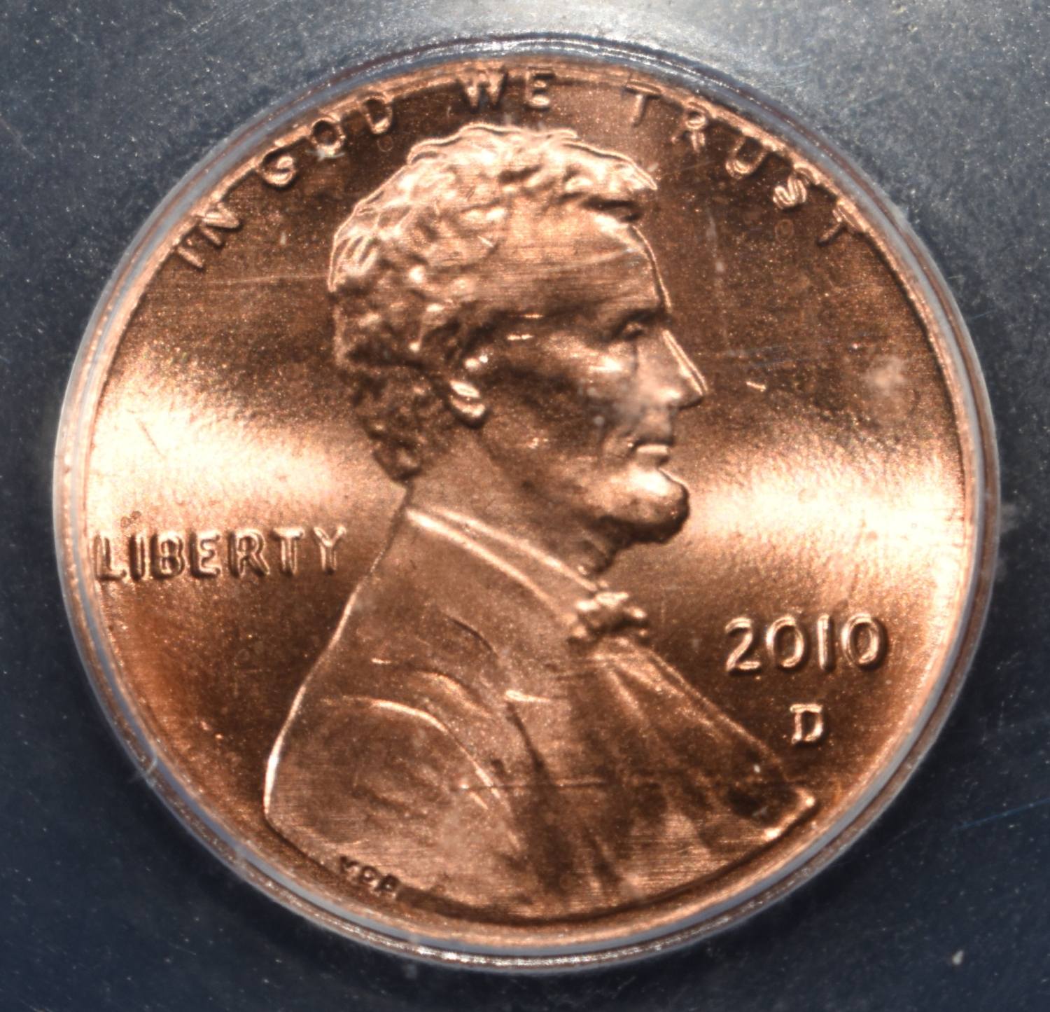 2010-D SHIELD CENT ICG MS67 RD