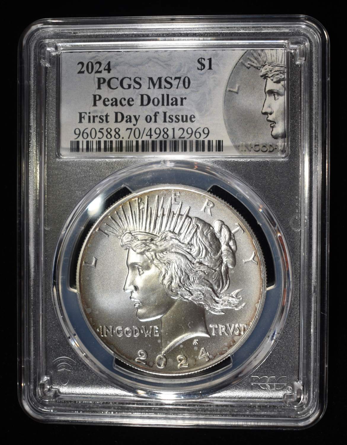 2024 PEACE DOLLAR PCGS MS70 FDI
