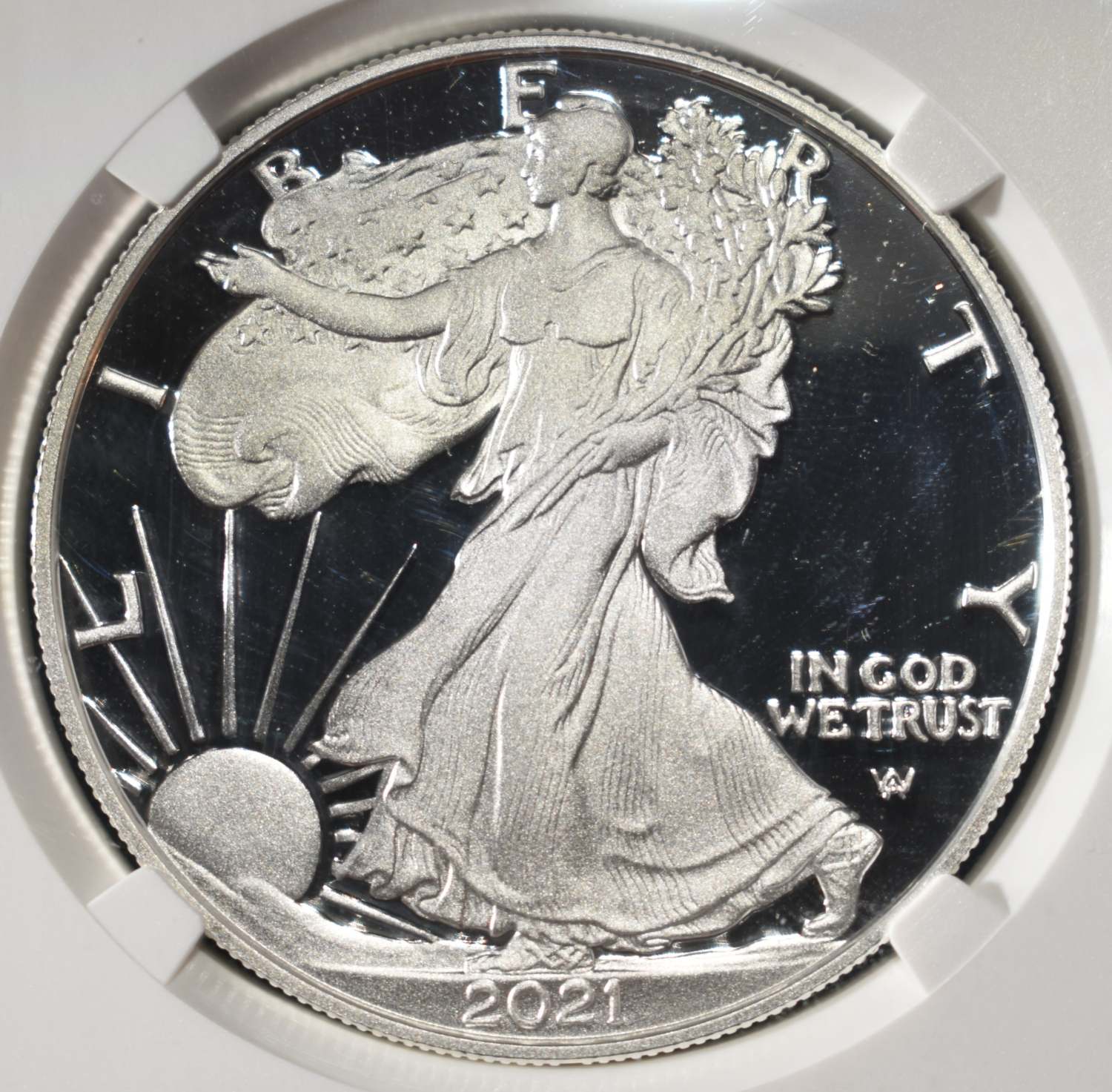 2021-W T-2 PROOF SILVER EAGLE NGC PF70 ULTRA CAMEO