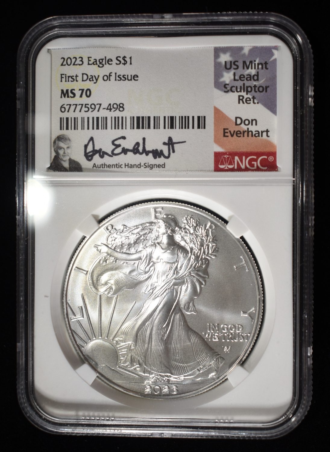2023 AMERICAN SILVER EAGLE NGC MS70