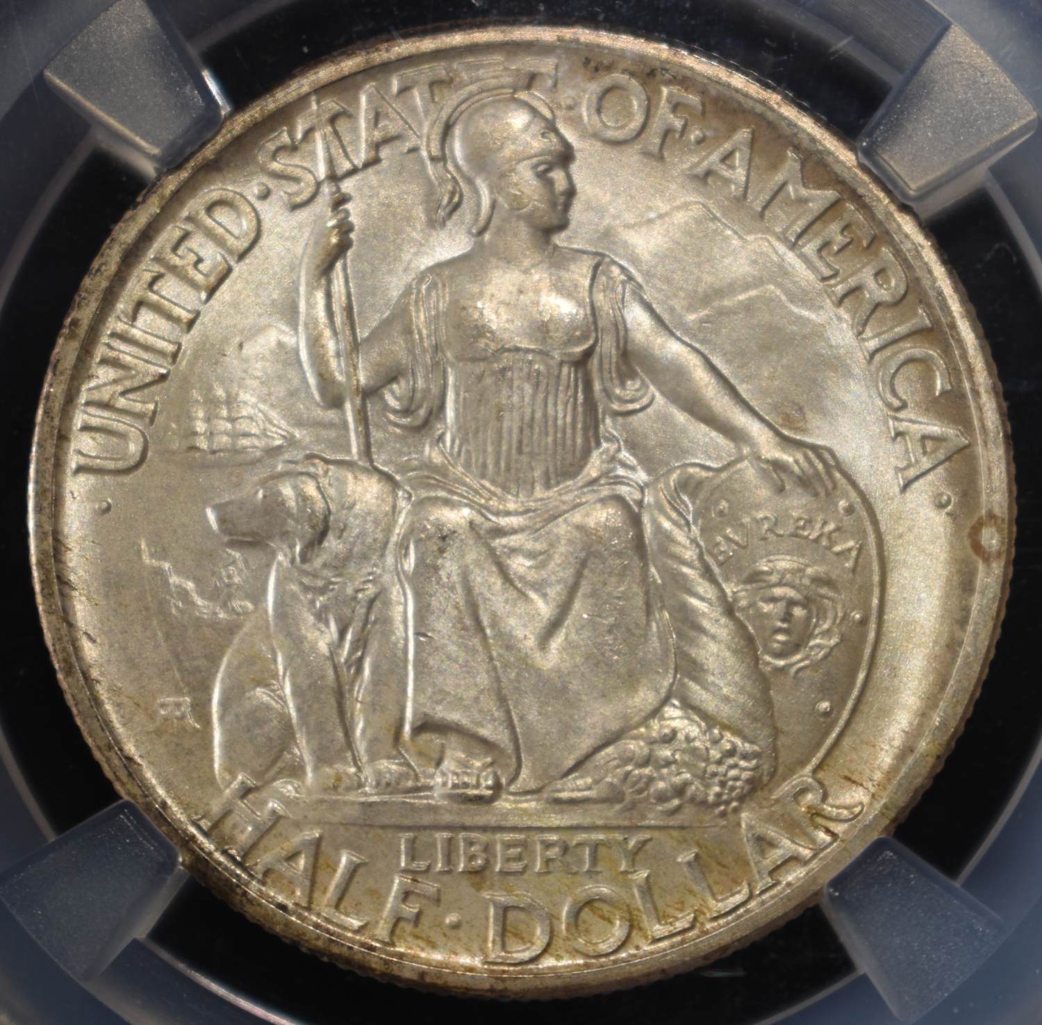1935-S SAN DIEGO COMMEM HALF DOLLAR NGC MS-65