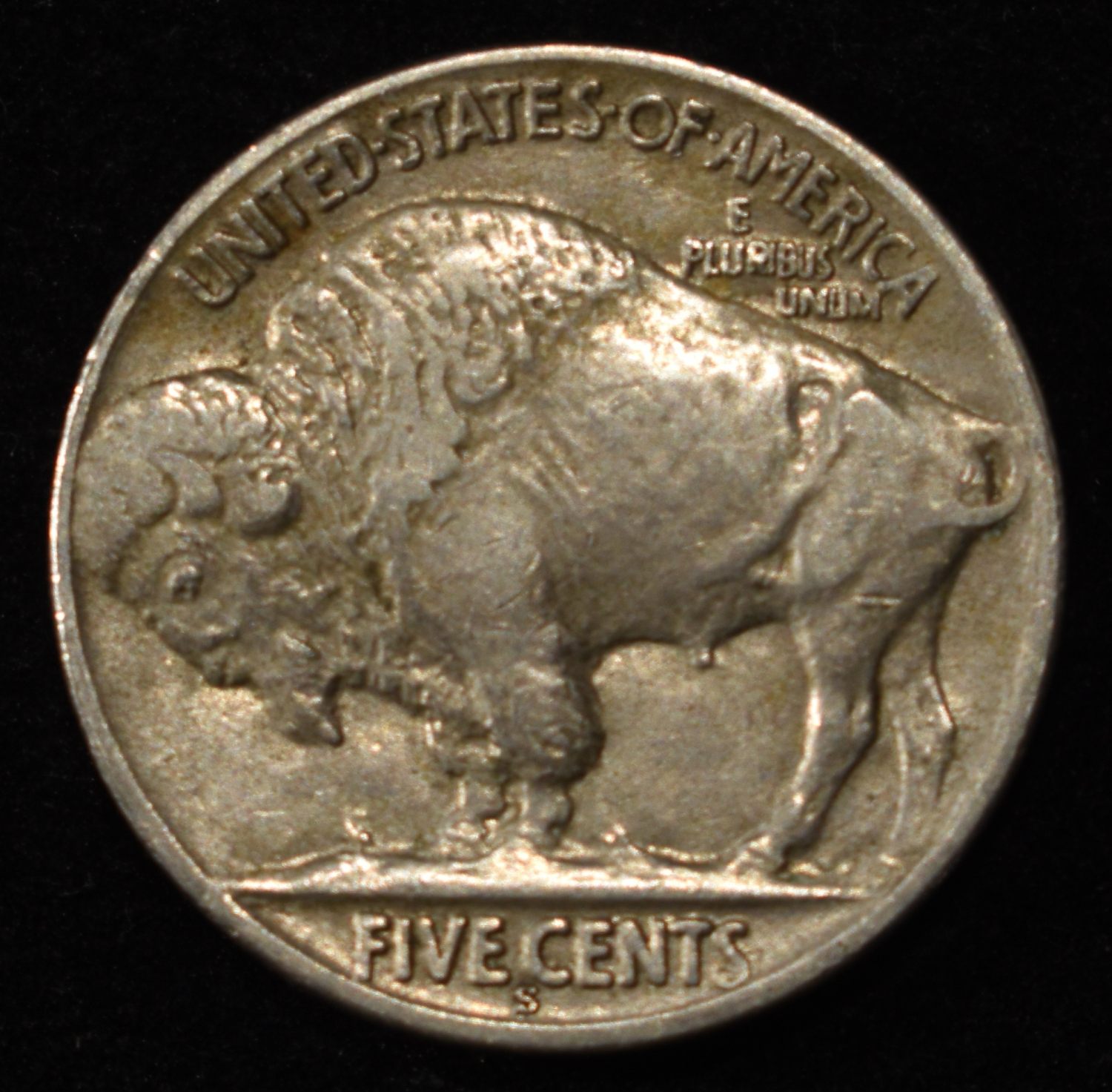 1927-S BUFFALO NICKEL XF/AU