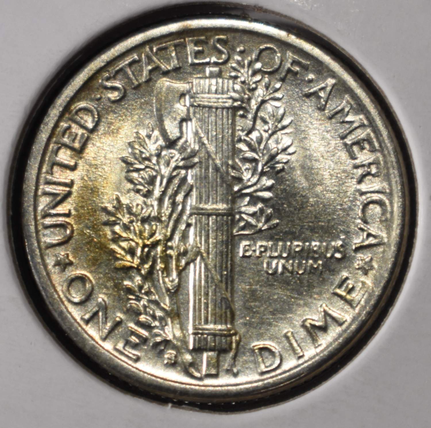 1917-S MERCURY DIME CH BU FSB