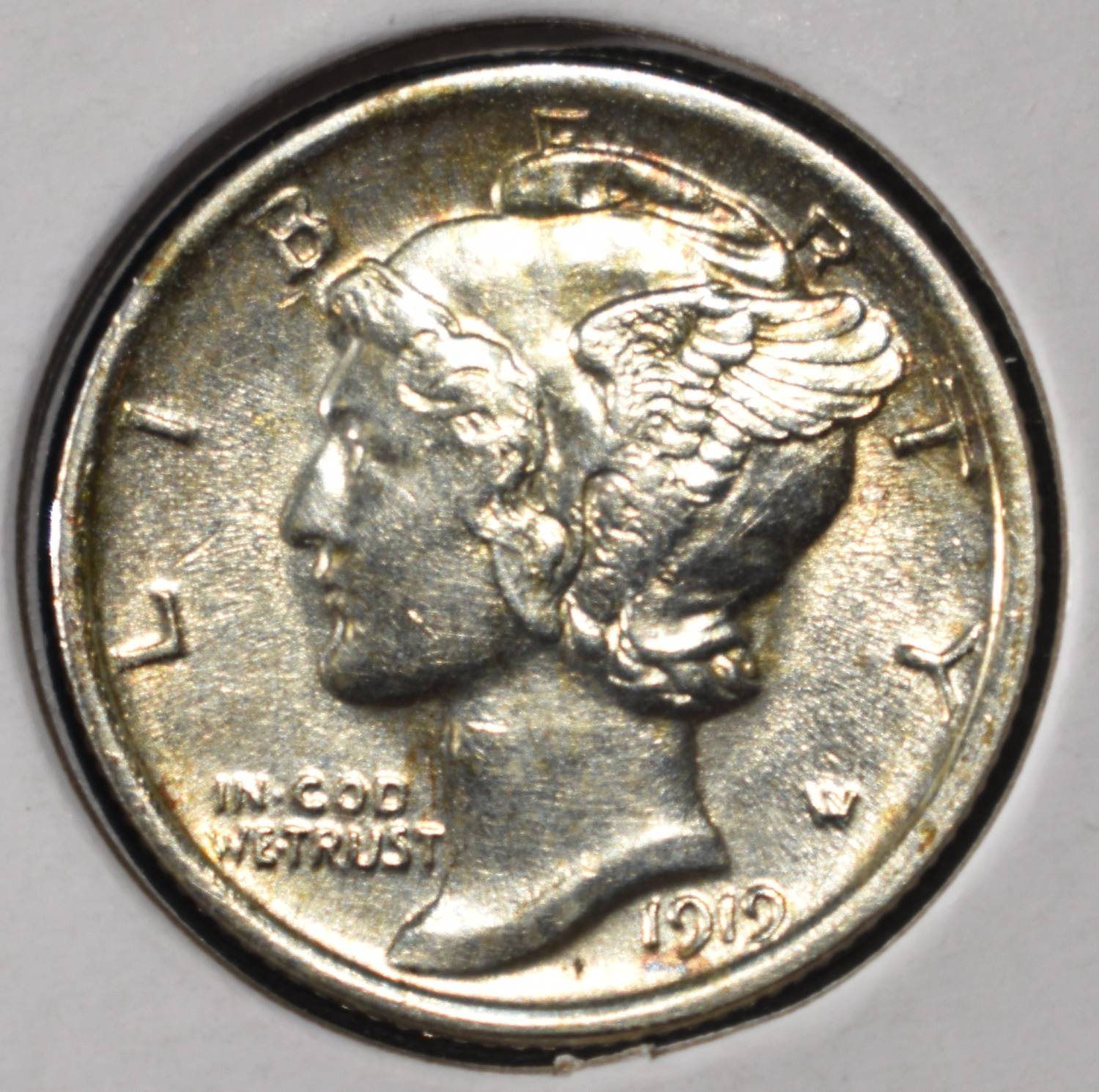 1919 MERCURY DIME BU FSB