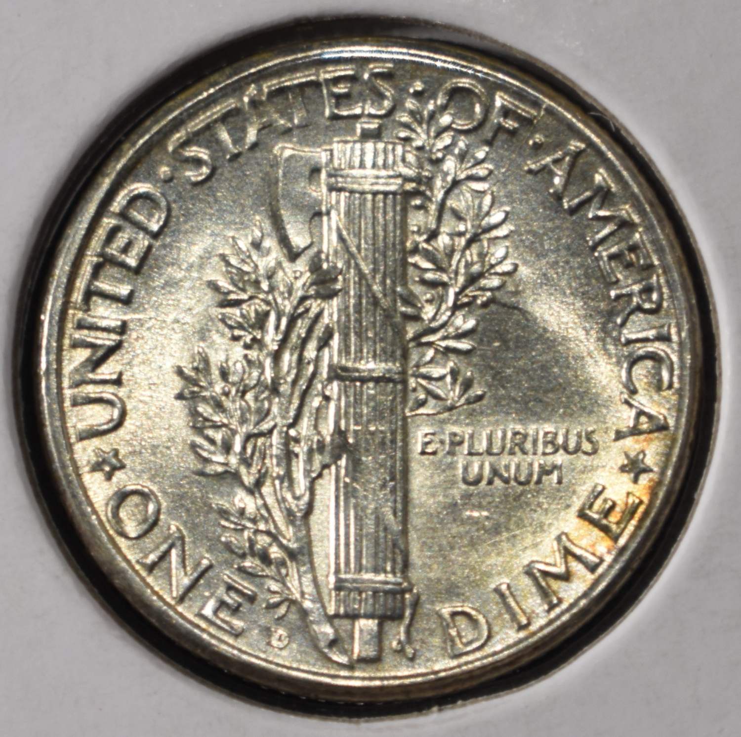1919-D MERCURY DIME CH BU FSB