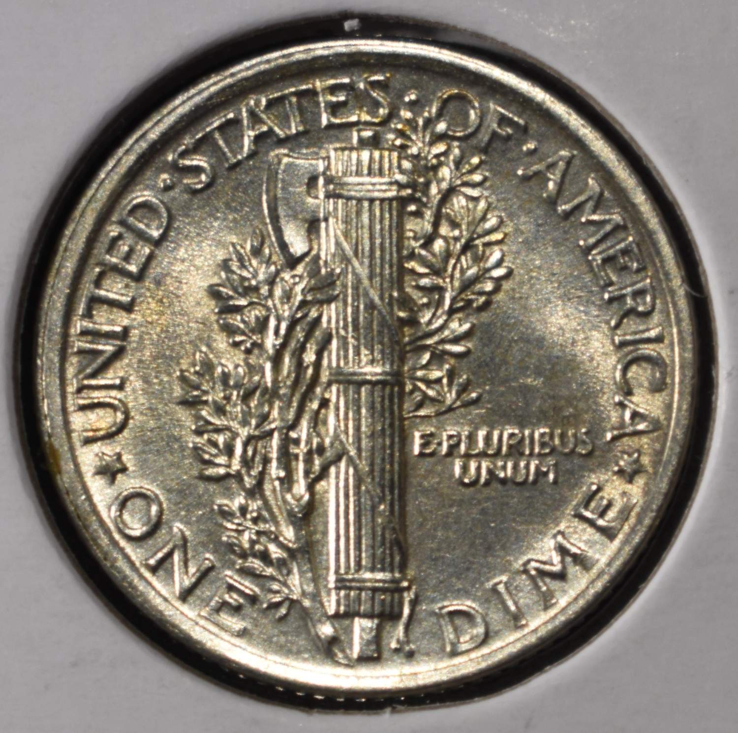 1921 MERCURY DIME CH BU FSB