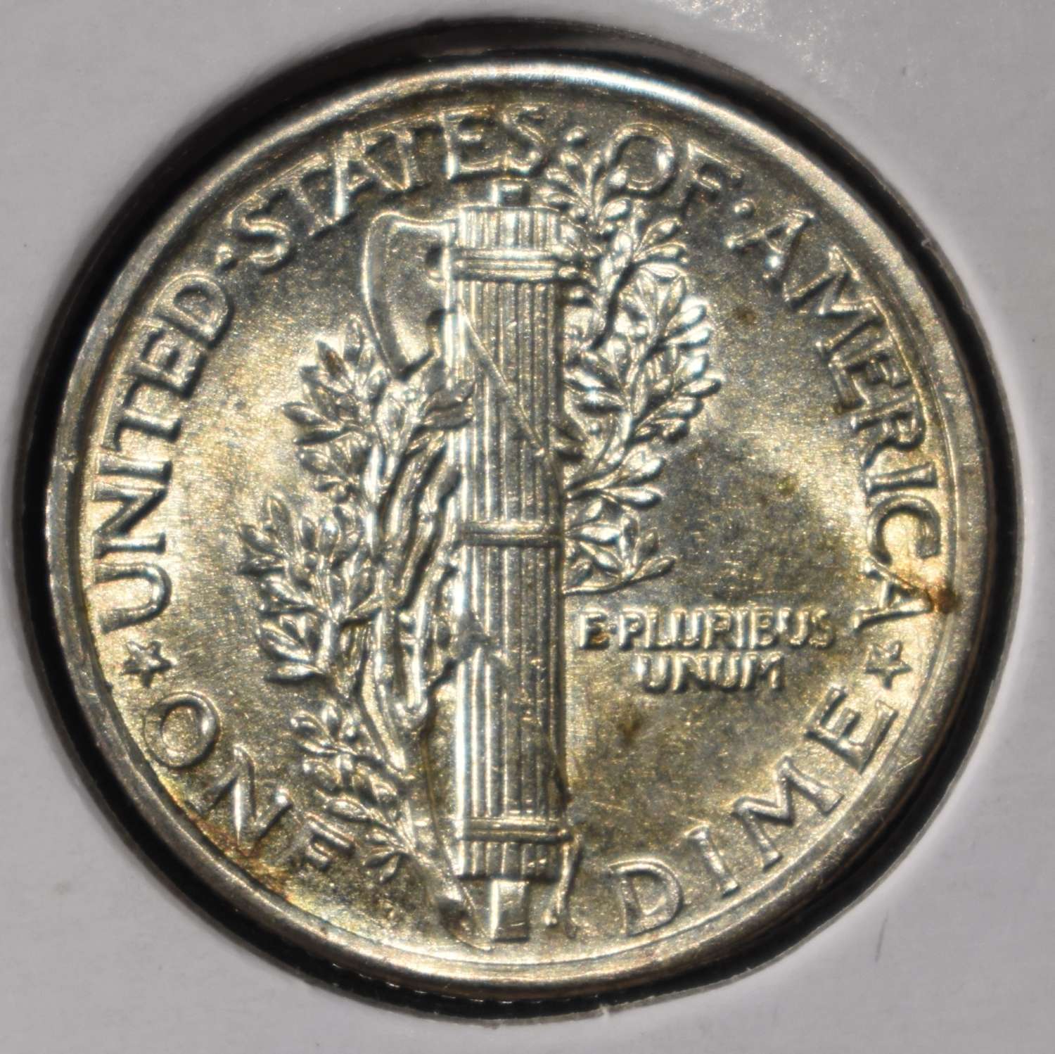 1924-D MERCURY DIME CH BU FSB
