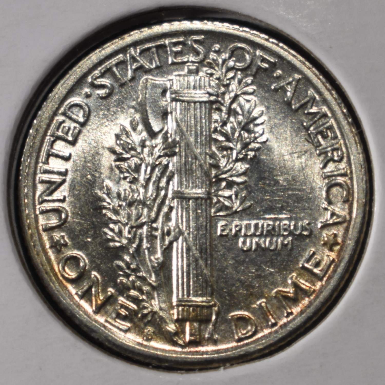 1924-S MERCURY DIME CH BU FSB