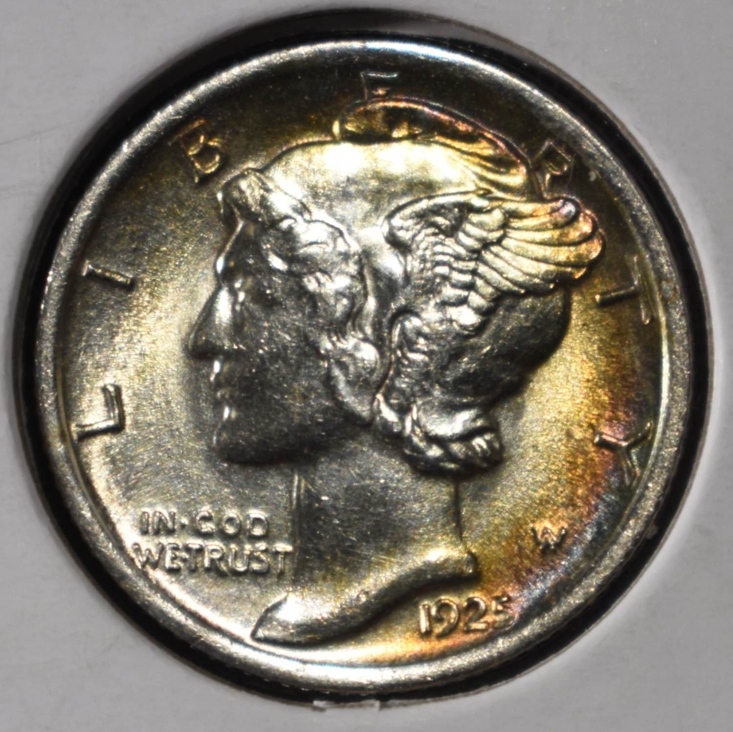 1925 MERCURY DIME CH BU FSB