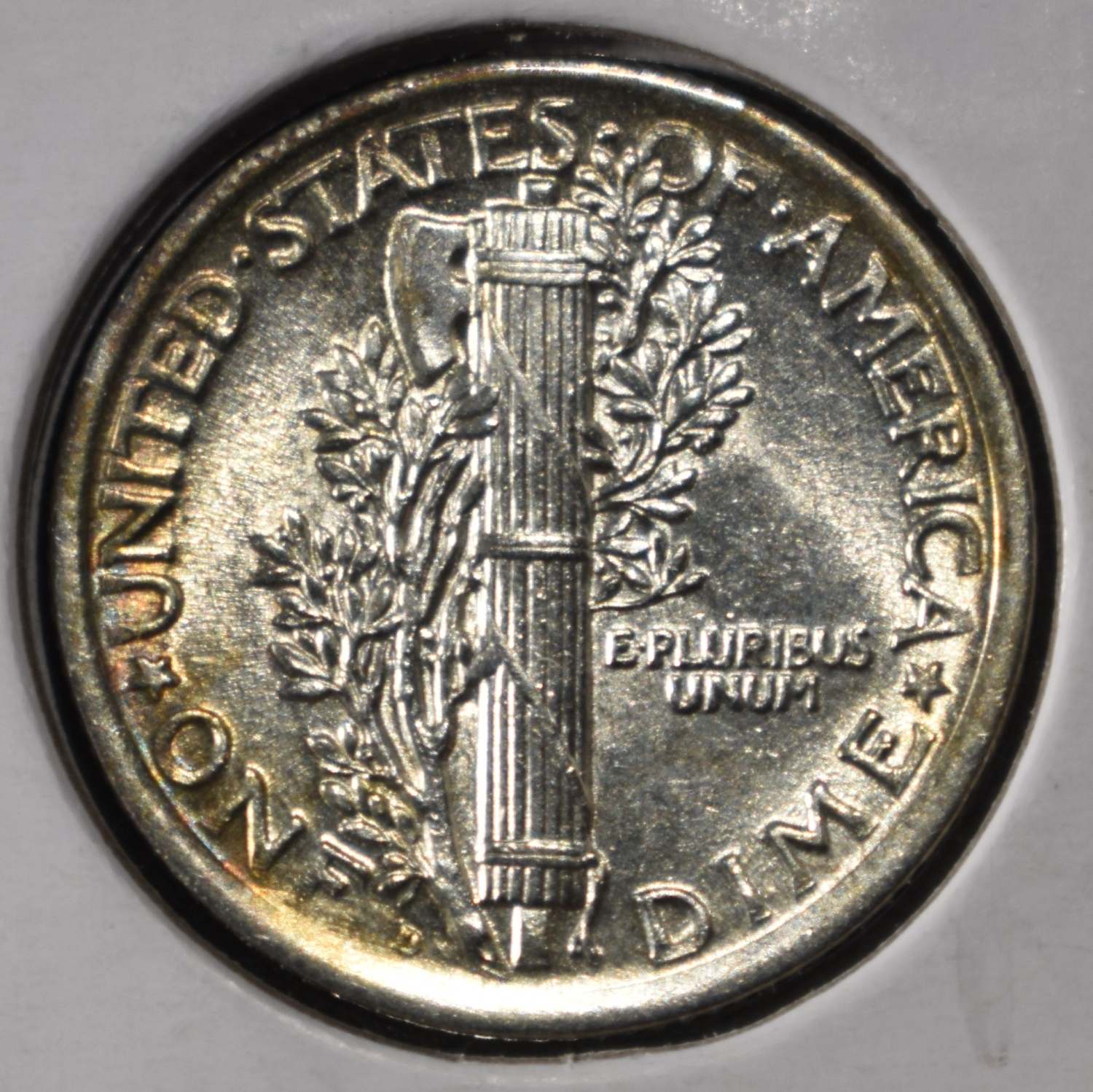1925-D MERCURY DIME CH BU FSB
