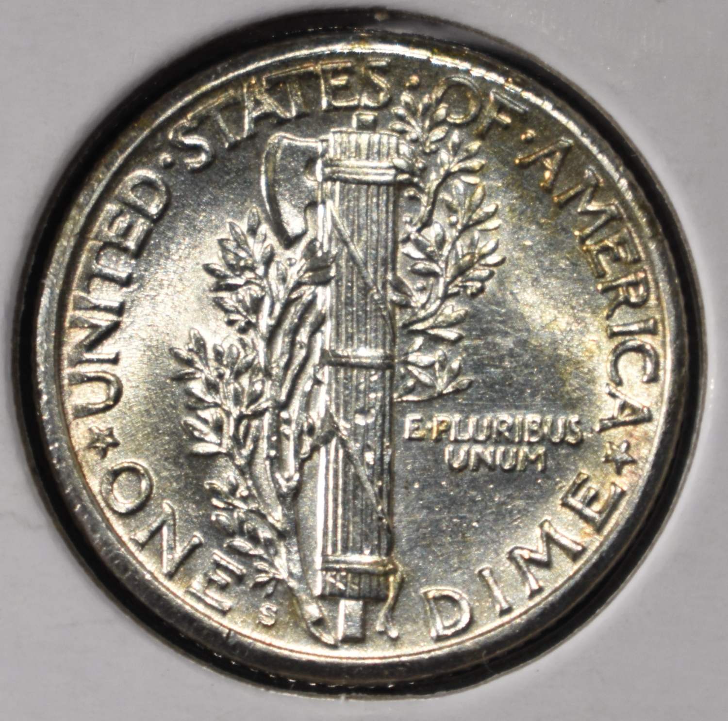 1925-S MERCURY DIME CH BU FSB