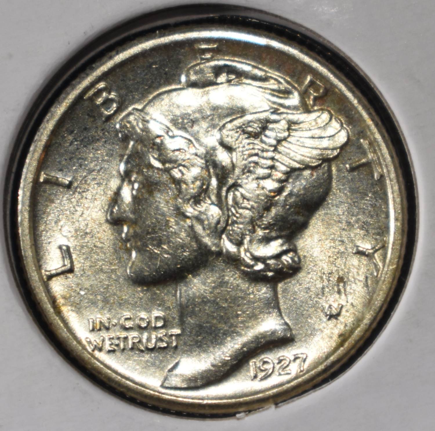 1927 MERCURY DIME BU FSB