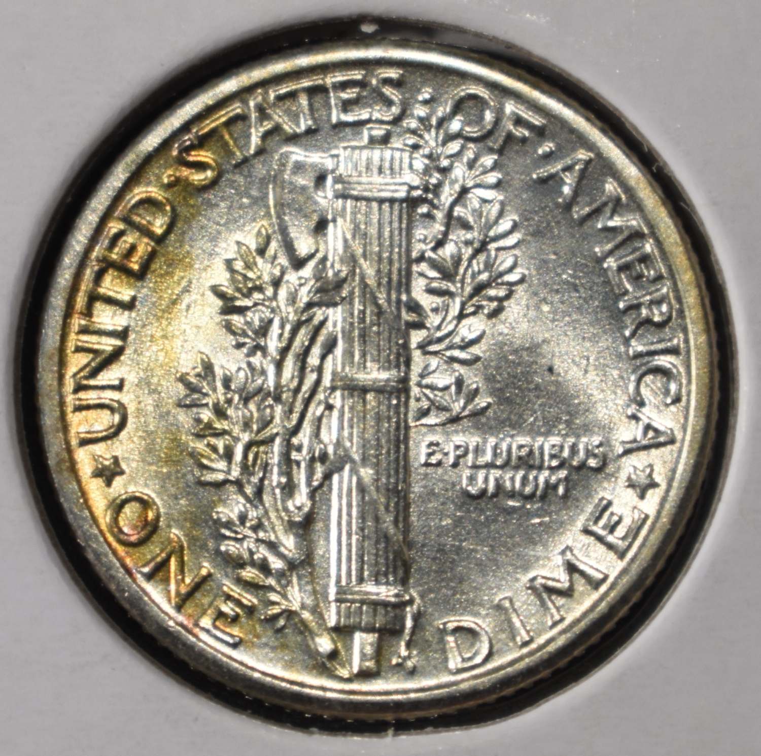 1928 MERCURY DIME CH BU FSB