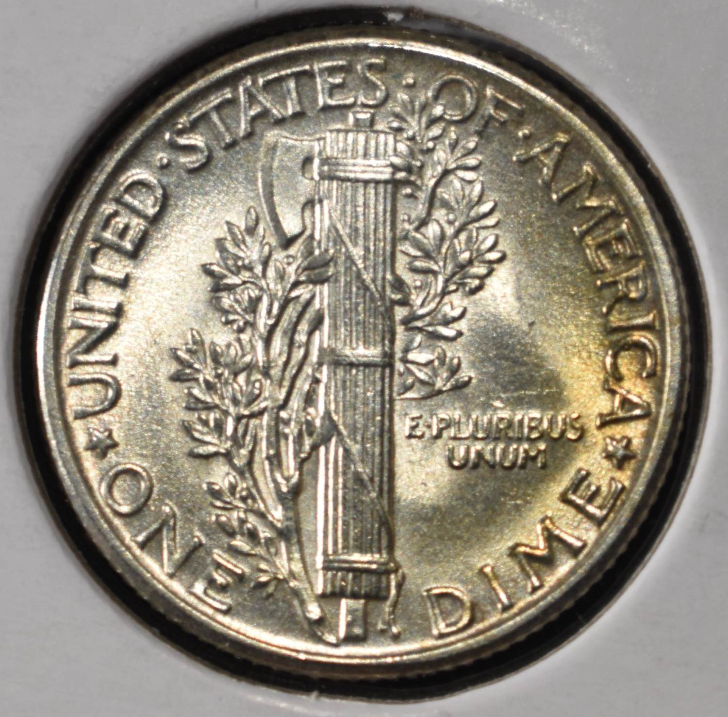 1929 MERCURY DIME GEM BU FSB