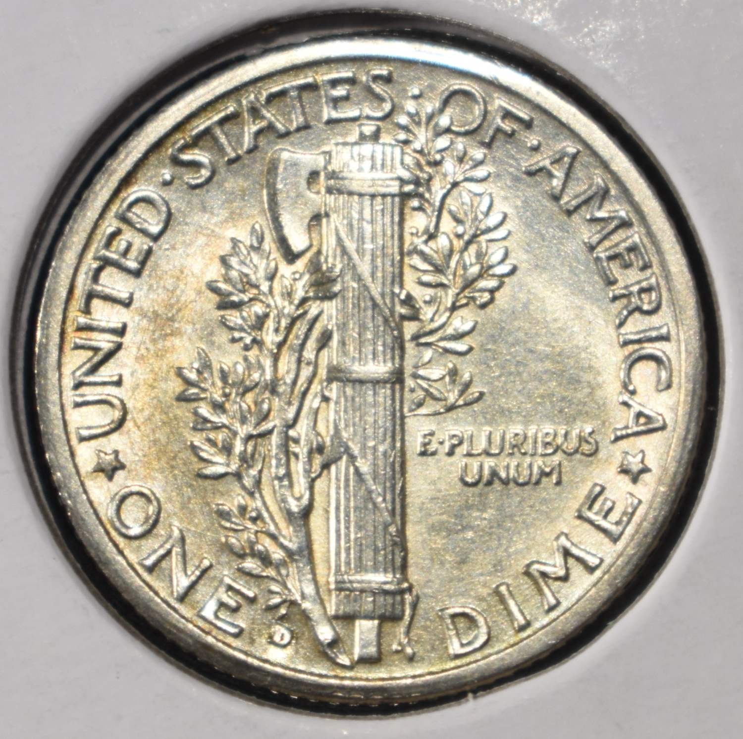1929-D MERCURY DIME BU FSB