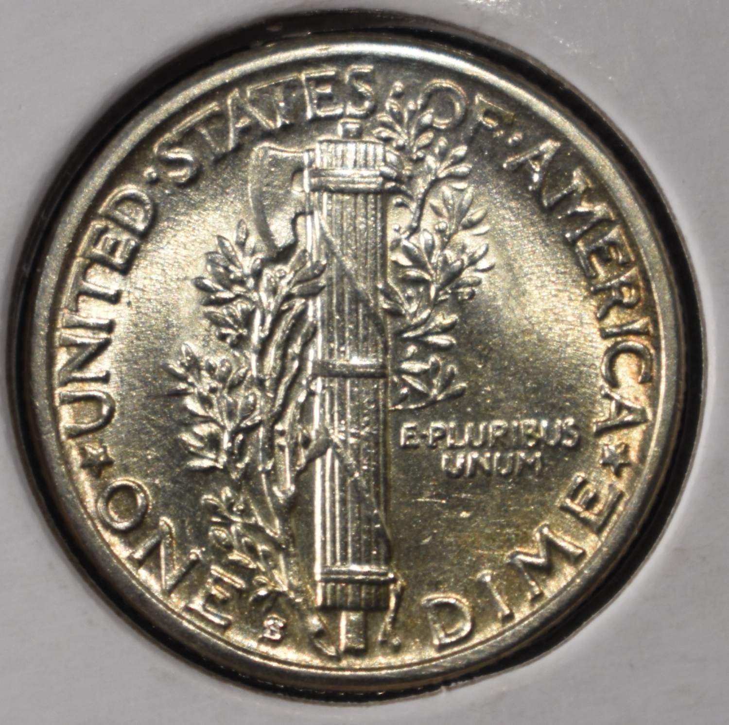 1929-S MERCURY DIME BU FSB