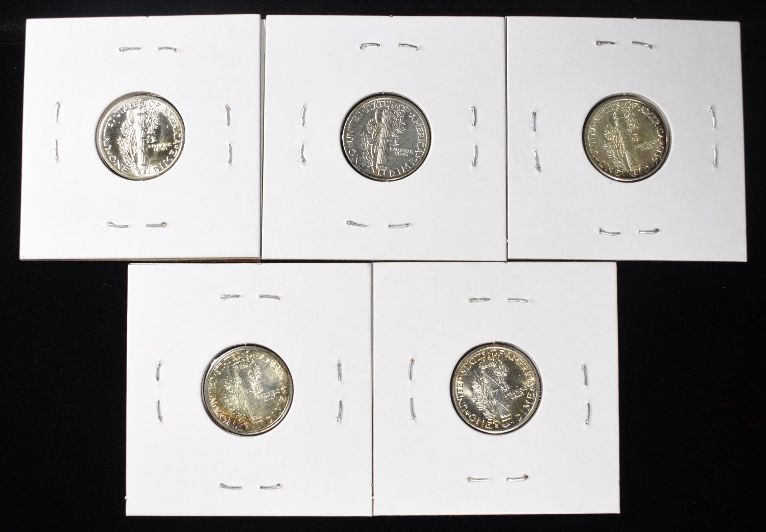 MERCURY DIMES COLLECTORS LOT