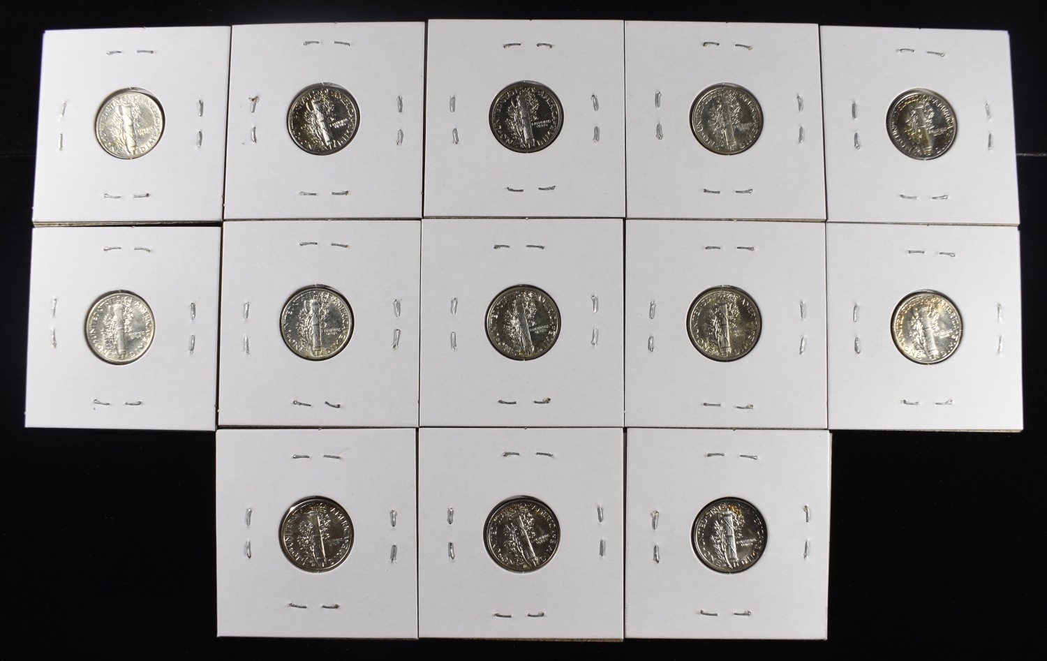 MERCURY DIMES COLLECTORS LOT