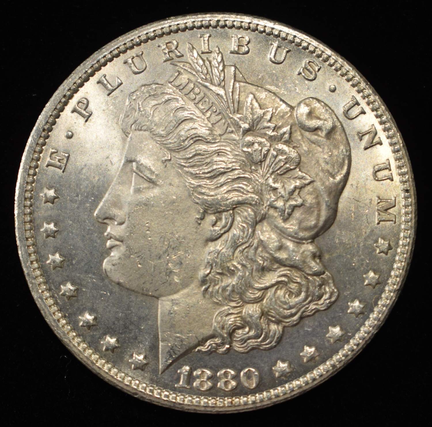 1880-CC REV. 78 MORGAN DOLLAR CH BU